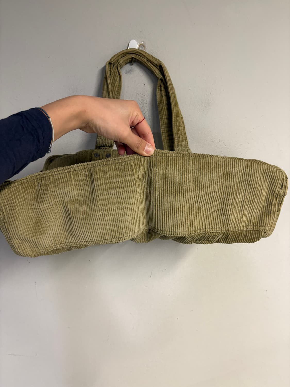 DIESEL corduroy tote bag yellow  상품이미지8