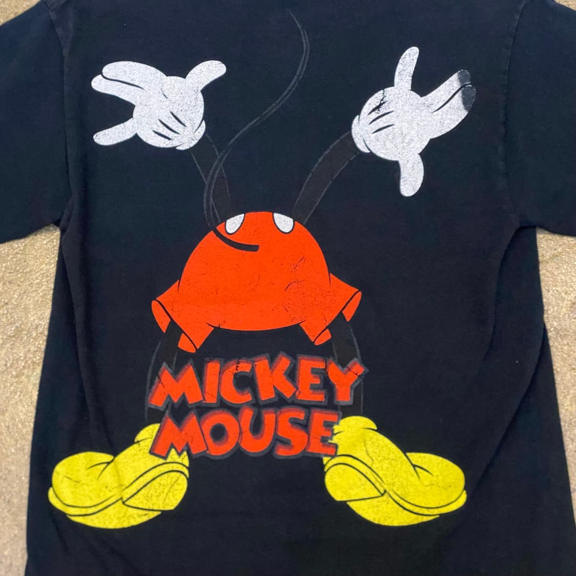 미국 빈티지 디즈니 미키마우스 프린팅 반팔티 상품이미지6