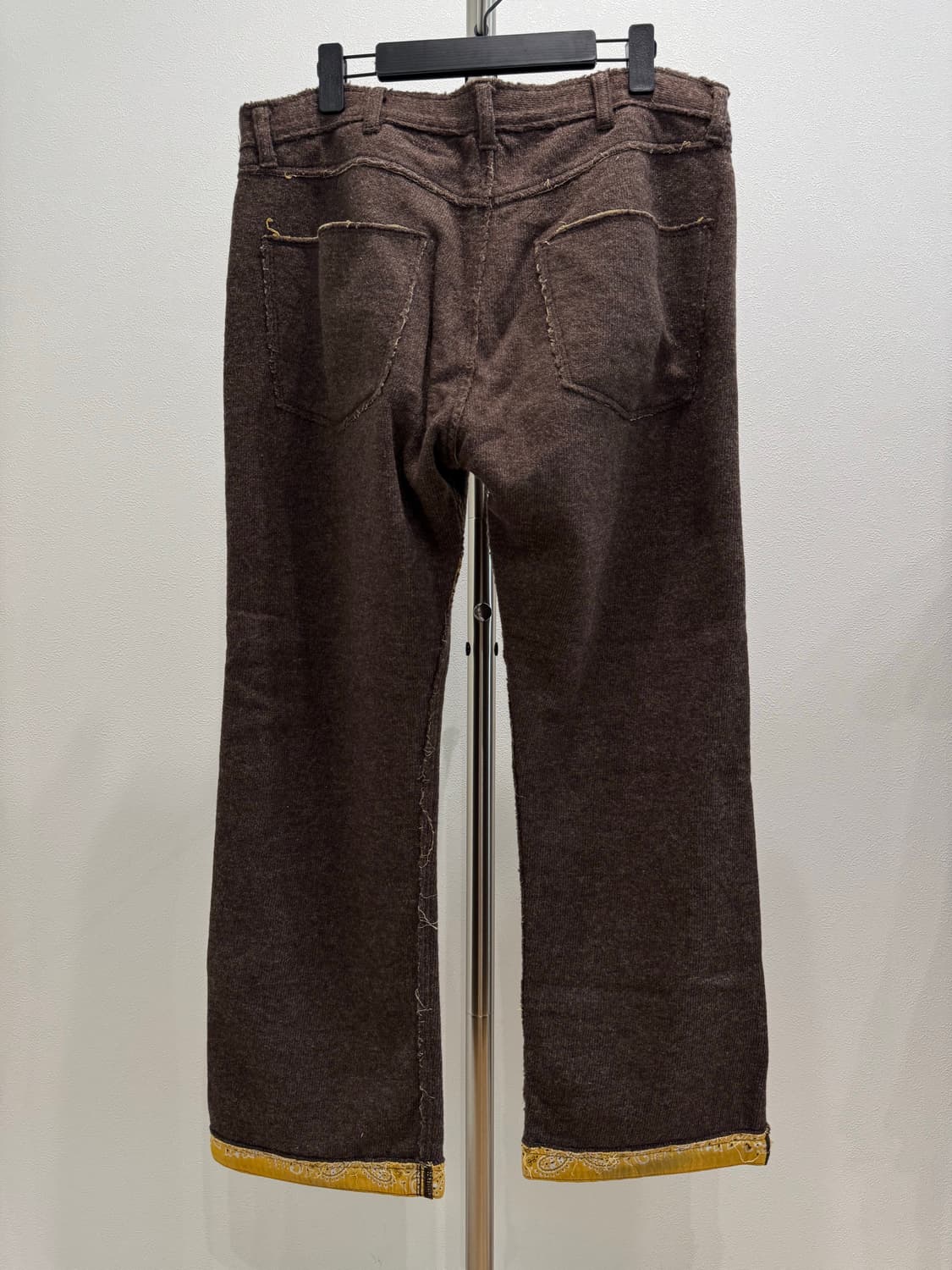 준야와타나베 03fw 반다나 프레이드 울 팬츠 상품이미지5