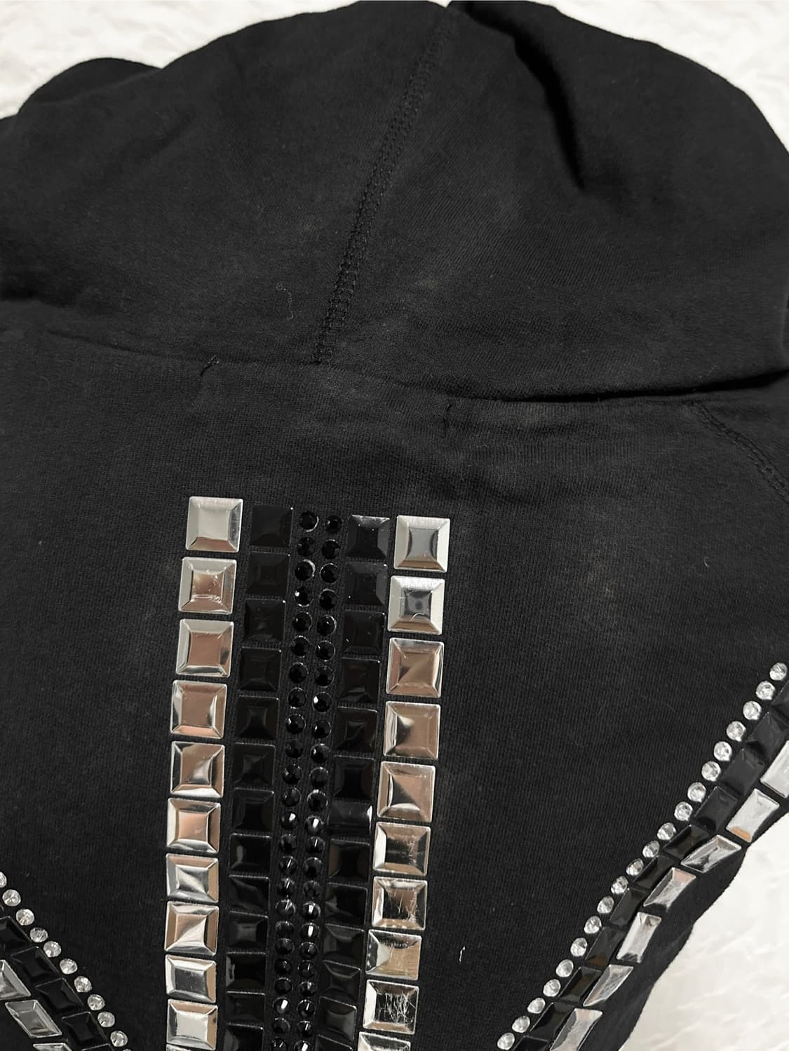 빈티지 d.i.a 다이아 갸루 펑크 유니언잭 스터드 후드 집업 상품이미지8