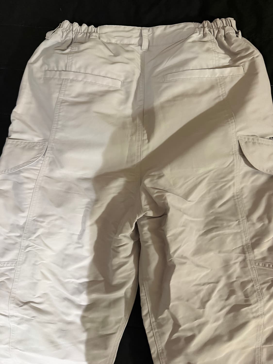 (3) 산산기어 핀턱 카고팬츠 라이트그레이 상품이미지3