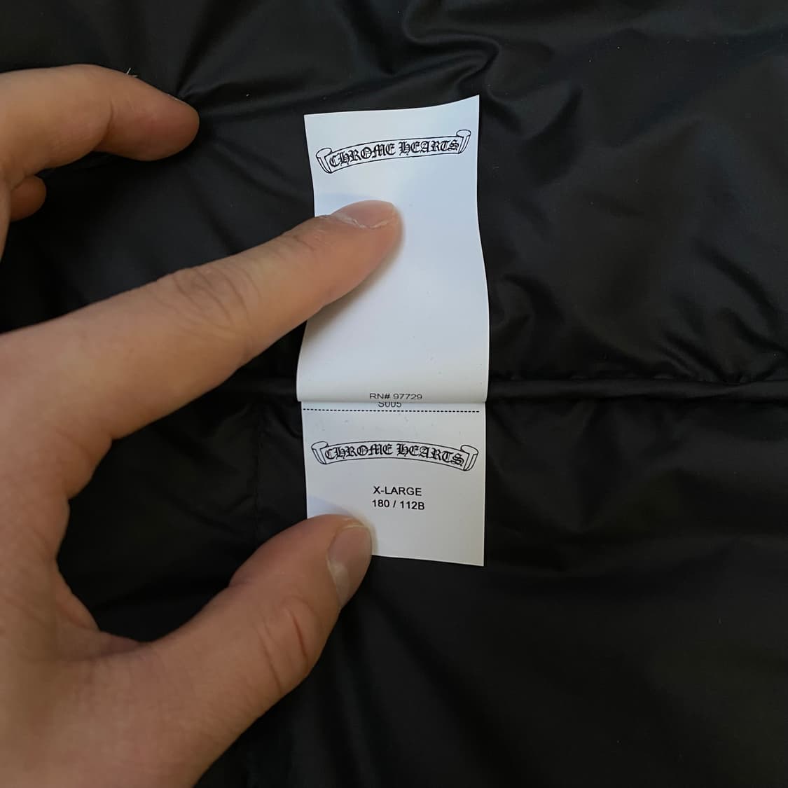 [XL] 크롬하츠 스티프 STIFF V2 푸퍼 패딩 베스트 블랙 상품이미지9