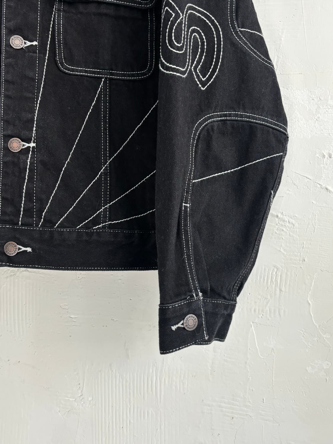 Supreme 슈프림 23FW 레이디얼 자수 트러커  상품이미지8