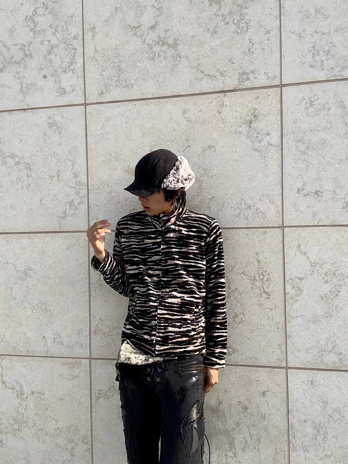 “Kim rogers” Zebra Pattern zip Up 상품이미지2