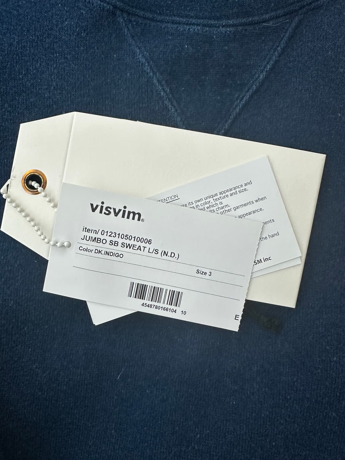 Visvim 비즈빔 점보 스웻셔츠 3사이즈  상품이미지4