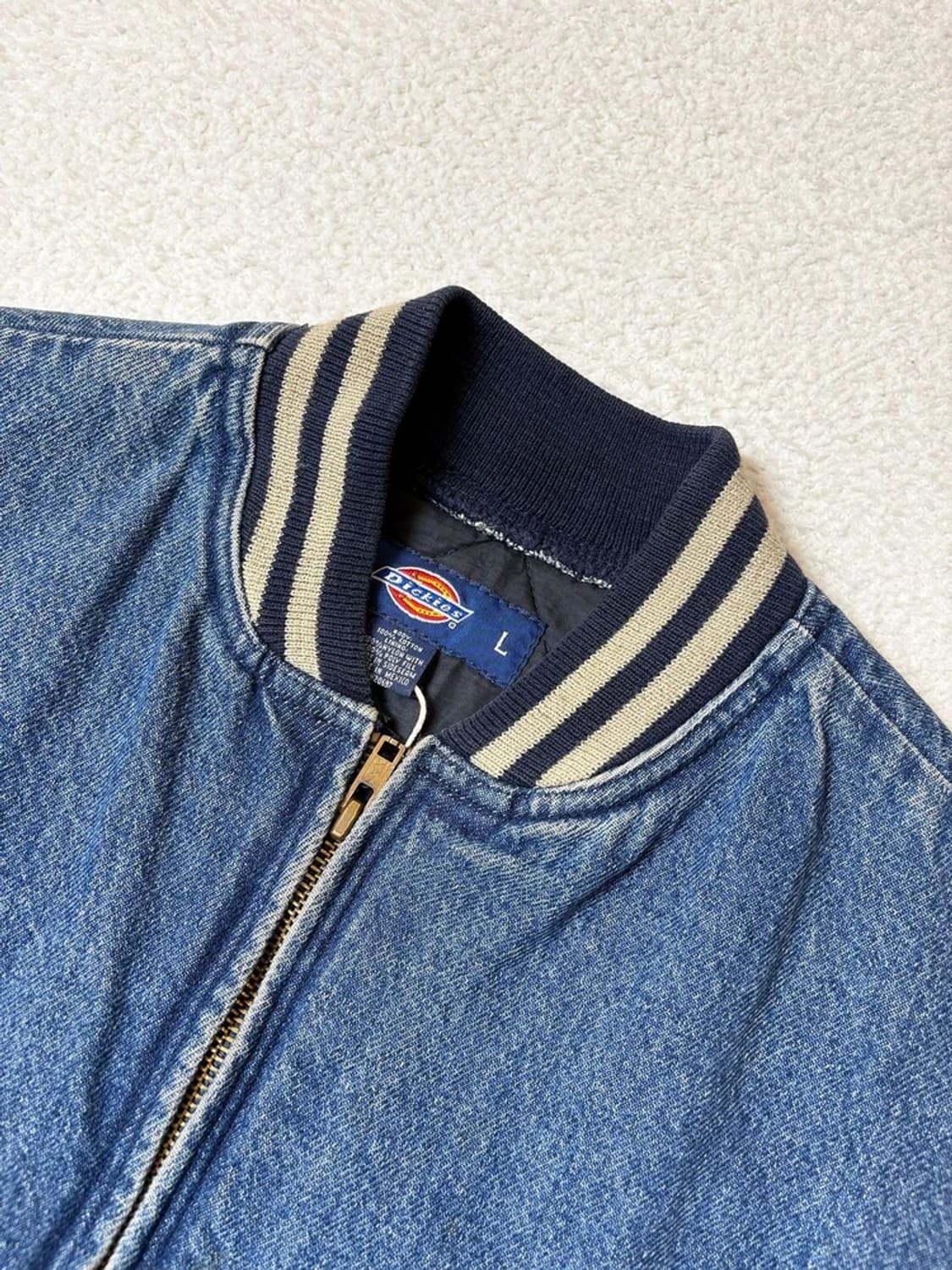 디키즈 90's Og 누빔 데님 바시티 워크 자켓 PN6538 상품이미지4