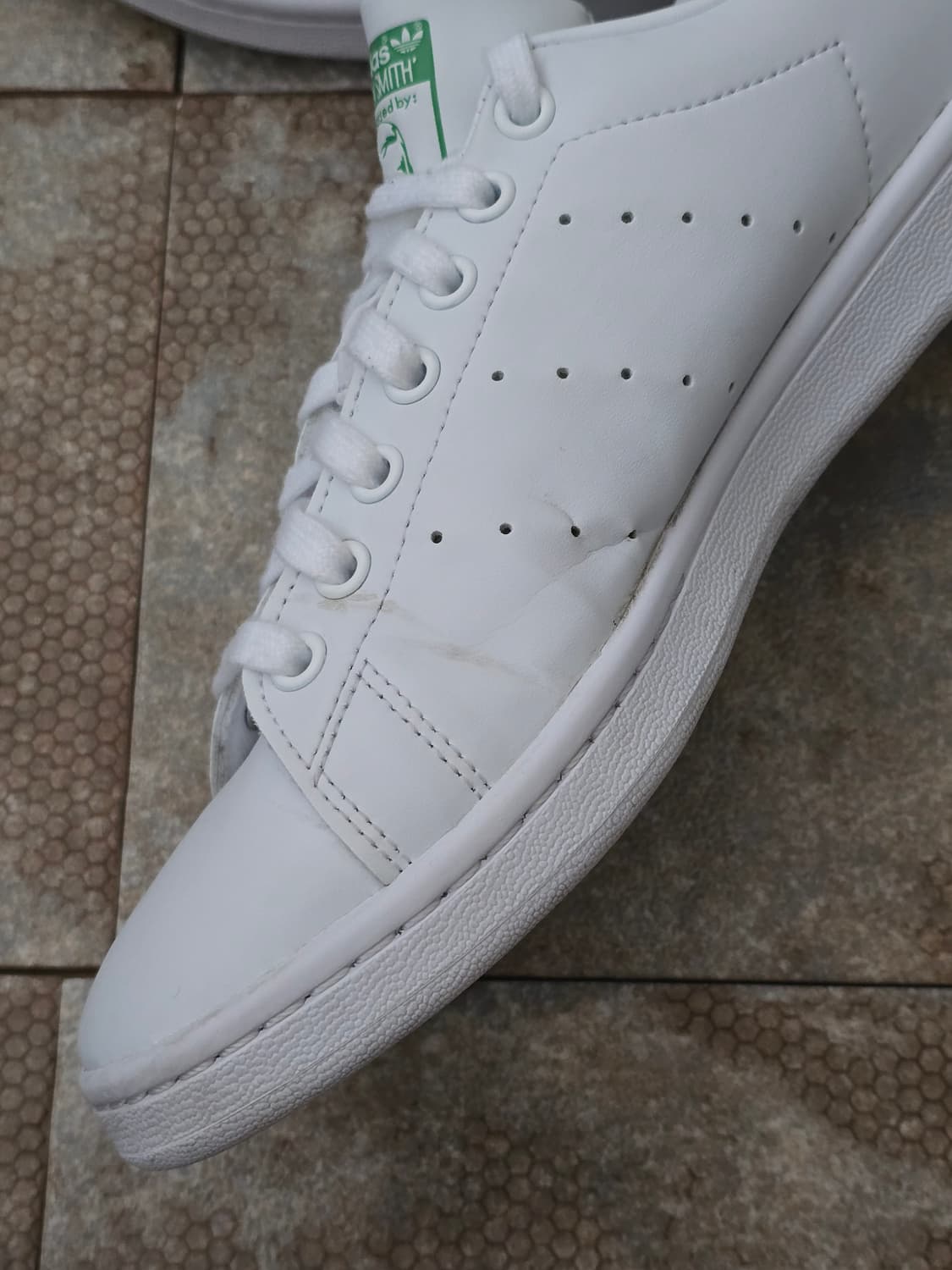 (260)아디다스 스탠스미스 화이트 그린 상품이미지6