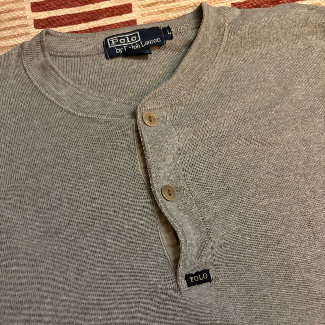 Polo Henley Shirt 상품이미지2