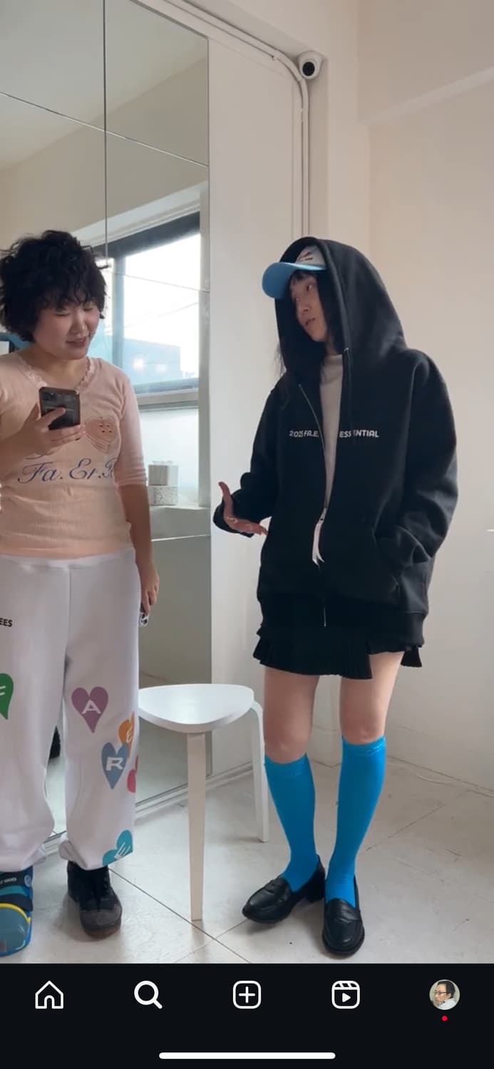 [구해요] 샵페어리 vivid color knee socks blue 상품이미지2