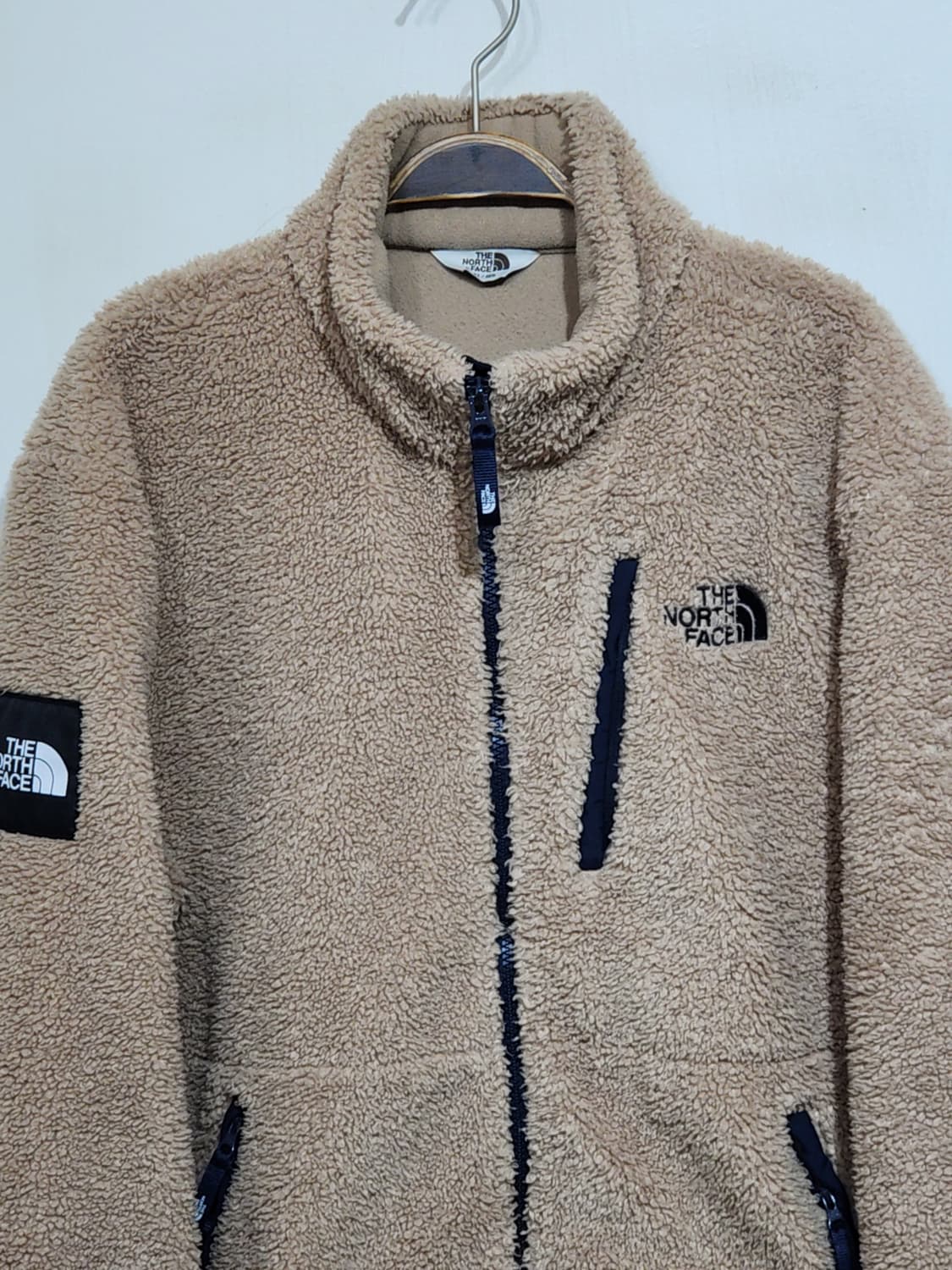 (XL) 노스페이스 후리스 점퍼 베이지 뽀글이 플리스 자켓  상품이미지2