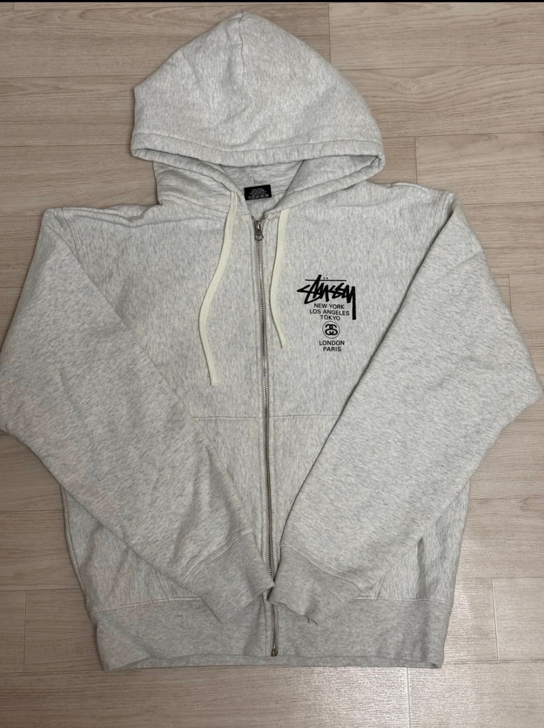 스투시 월드투어 후드집업 M 상품이미지2