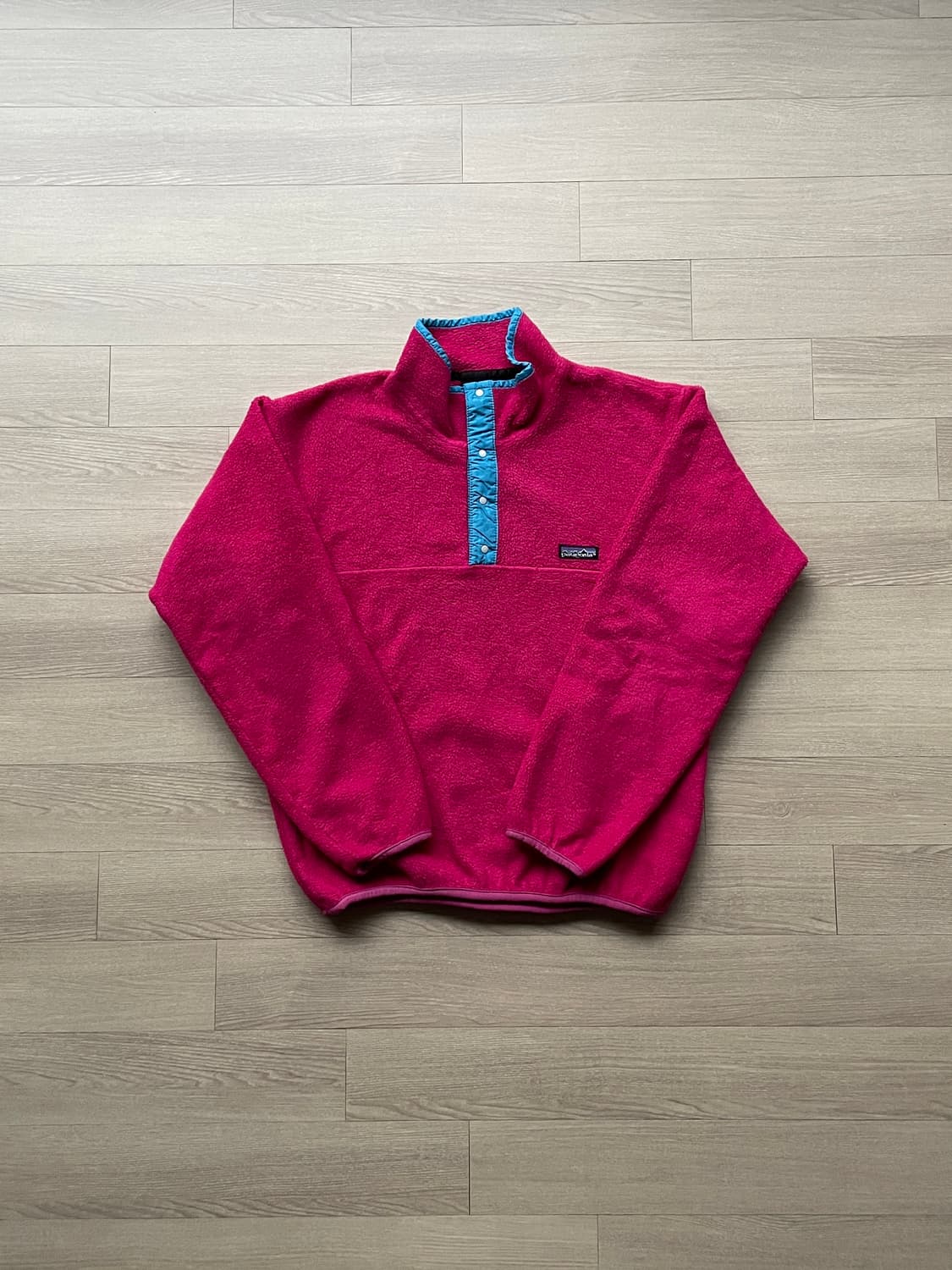 90s 파타고니아 신칠라 핑크 블루 rare 빈티지 상품이미지1