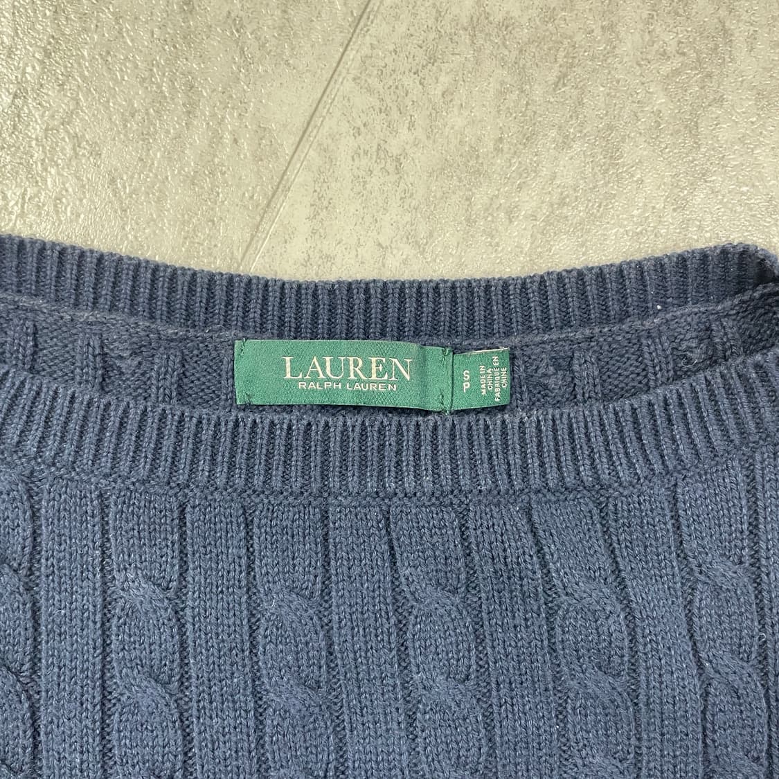 로렌 바이 랄프로렌 케이블 여자 니트 s사이즈 상품이미지3