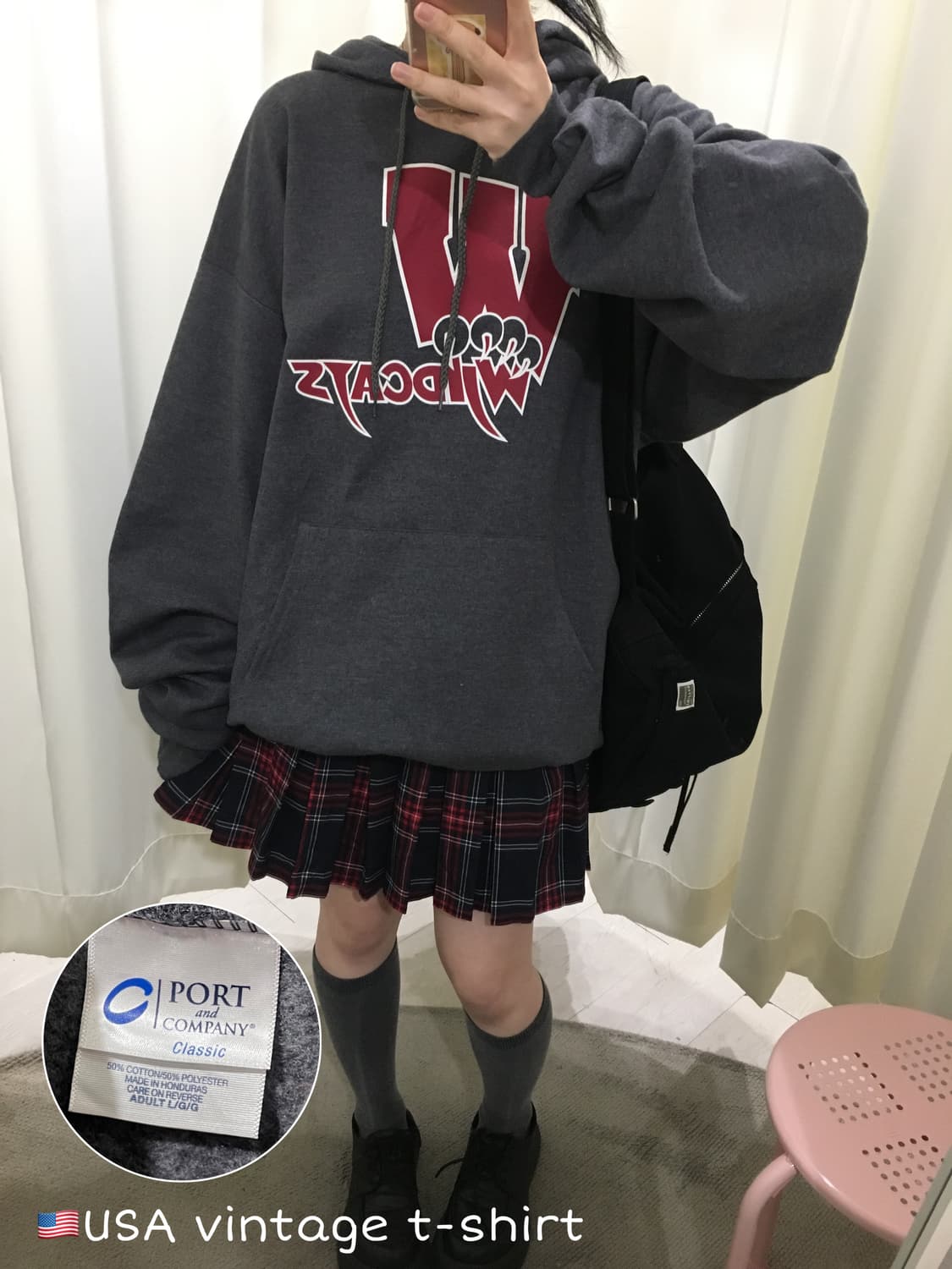 포트앤컴퍼니 USA 후드 상품이미지1