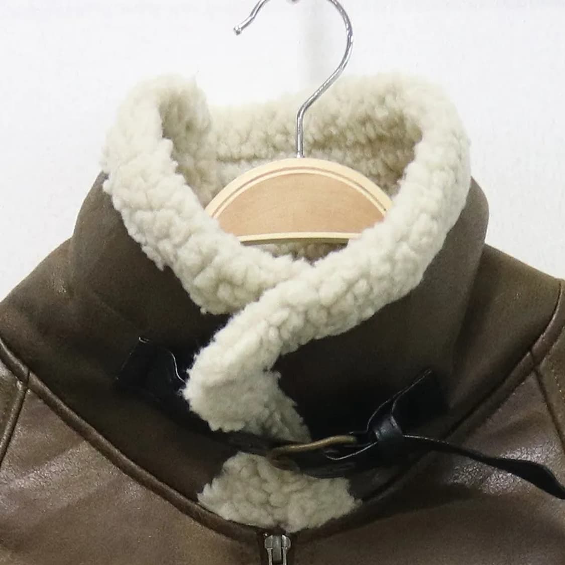 SHELTTER 브라운 무스탕 자켓 60577 상품이미지3