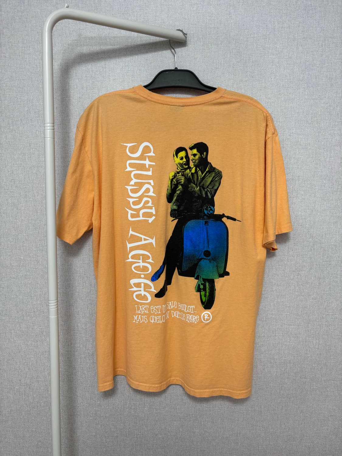 Stussy A Go Go 스투시 그래픽 티셔츠 리이슈  XL 상품이미지1