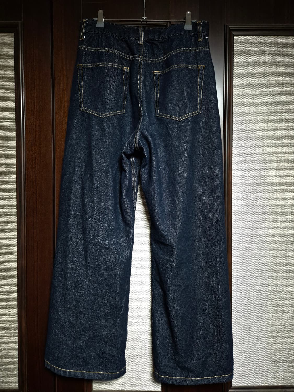 와이드 세미 플레어 데님 팬츠 상품이미지4