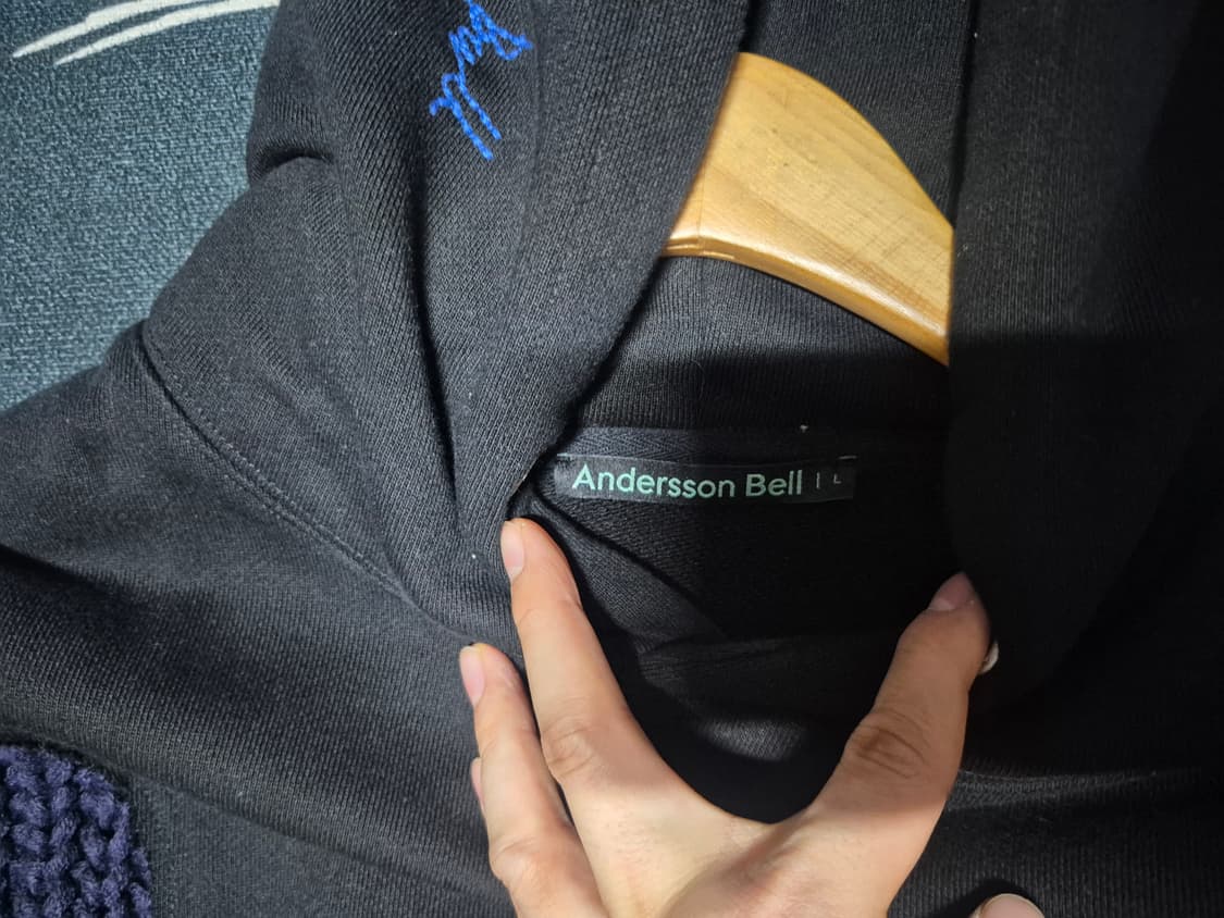 앤더슨벨 콘트라스트 앤트워프 후드티 L 정품 상품이미지3