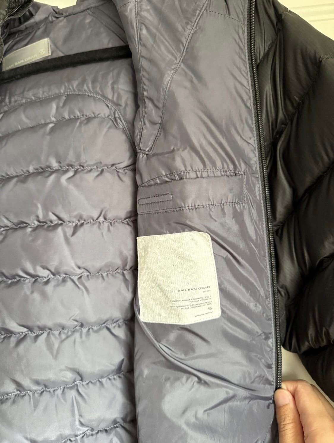 산산기어 23fw 패널드 서픽스 자켓 사이즈 2 상품이미지4