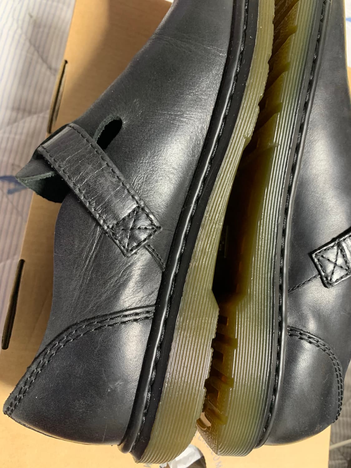 닥터마틴 패트리샤 블랙 uk5 240 (새상품 컨디션) 상품이미지6