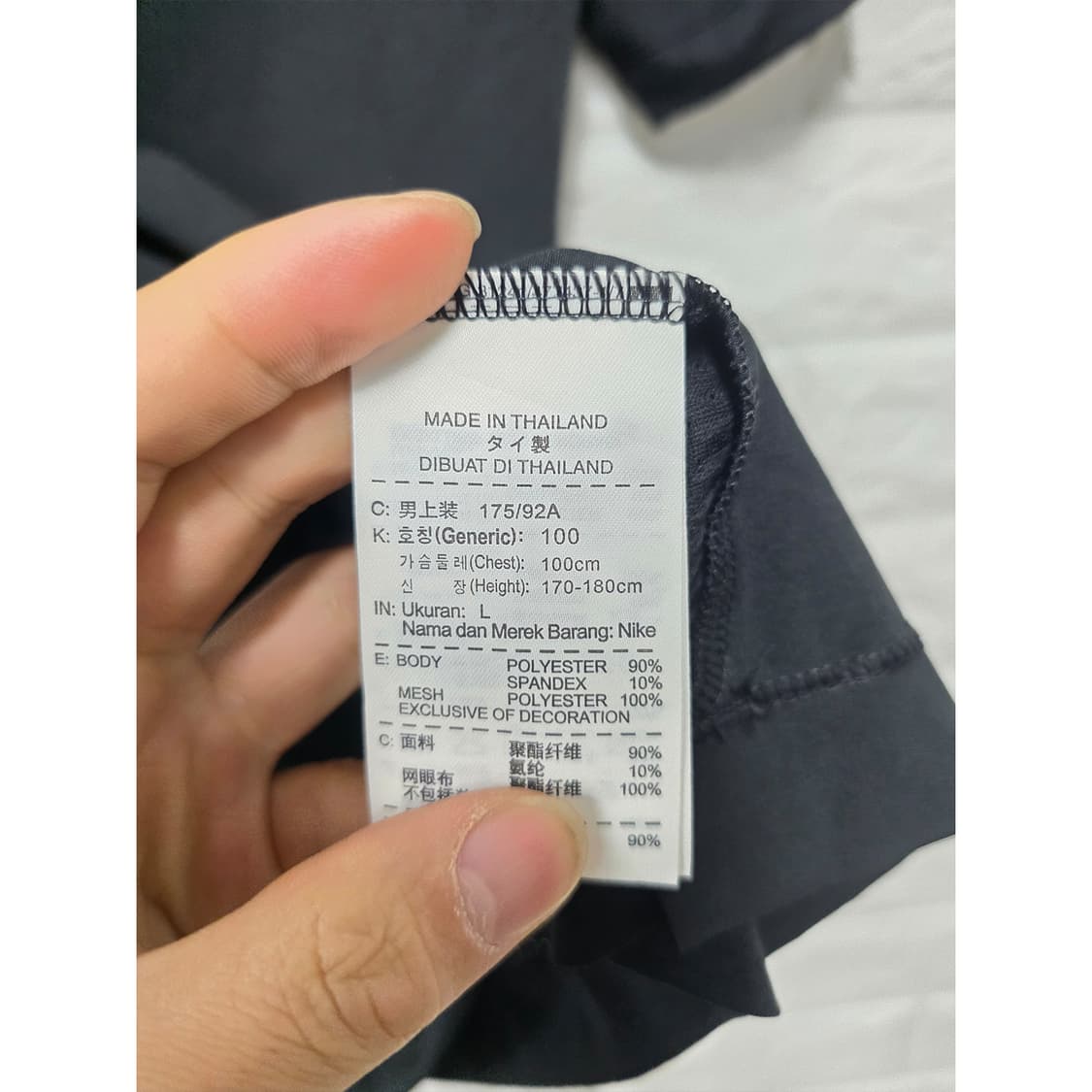나이키 골프 드라이핏 폴로티 L 블랙 상품이미지3