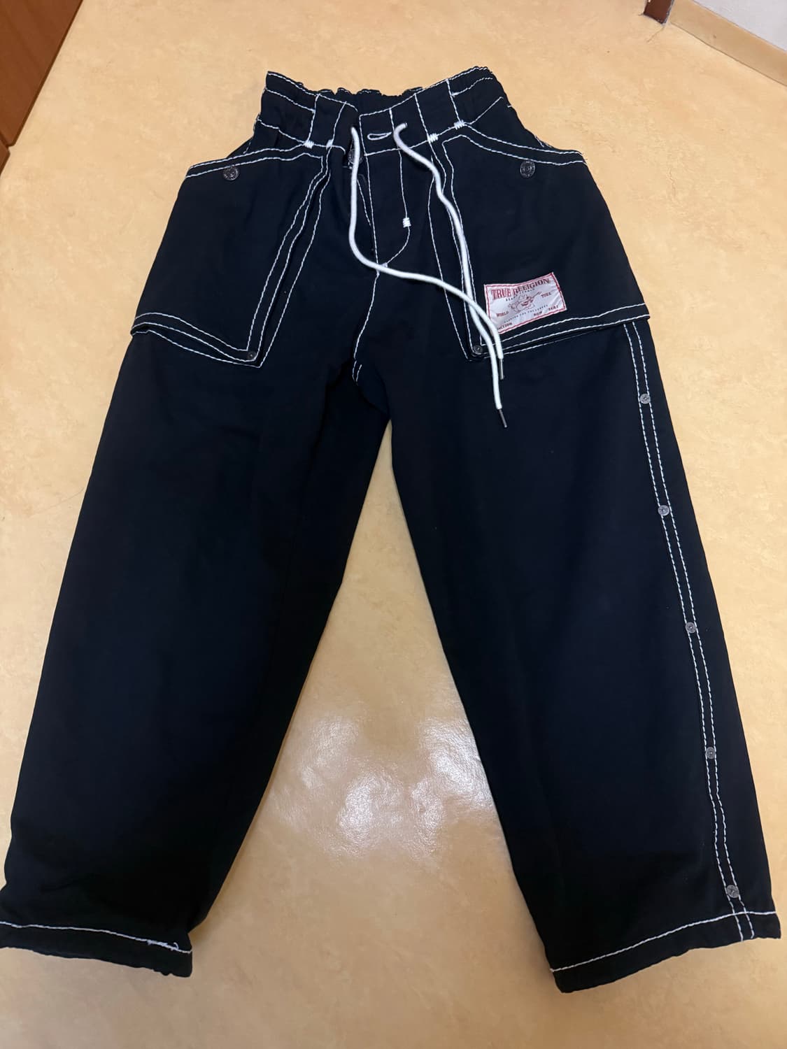 트루릴리젼 파라오 팬츠 블랙 M사이즈 상품이미지1