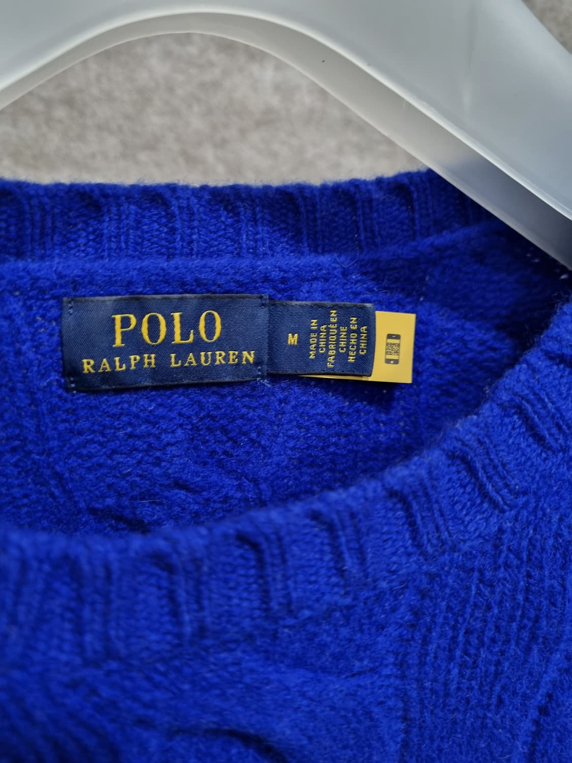 여성 M 폴로 케이블 니트 긴팔 상품이미지6