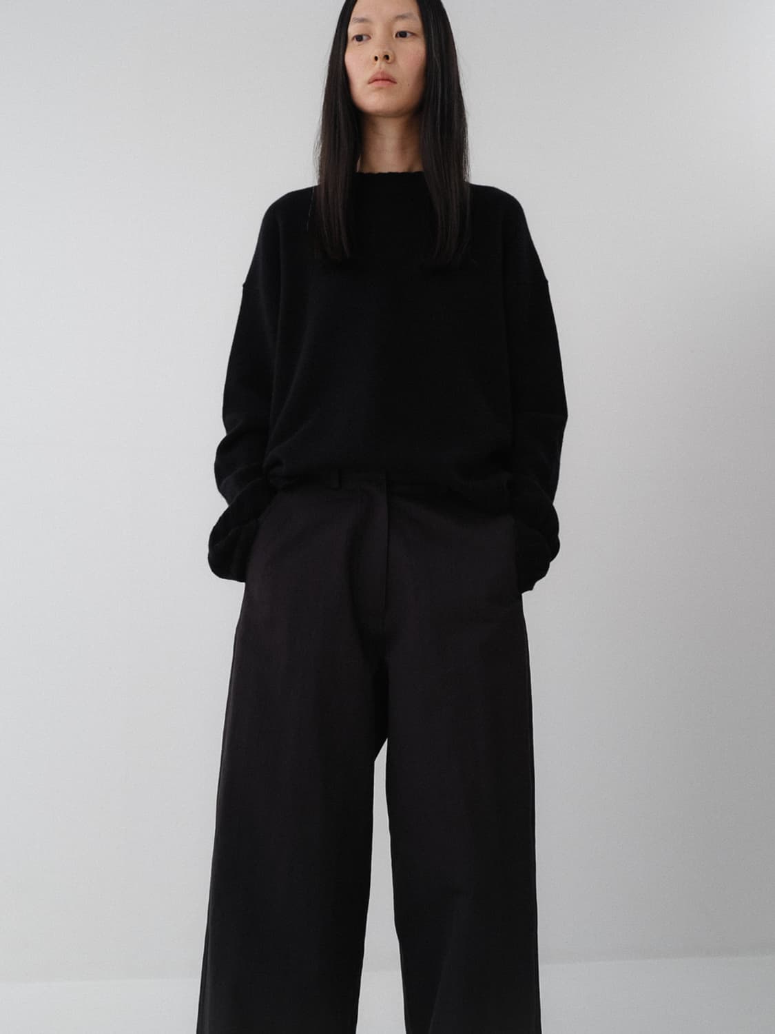 BUHEE (Unisex) Theo Denim Wide Pants 상품이미지3
