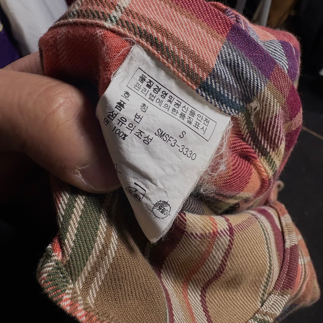 폴로 커스텀핏 폴로 체크 셔츠 S 상품이미지4