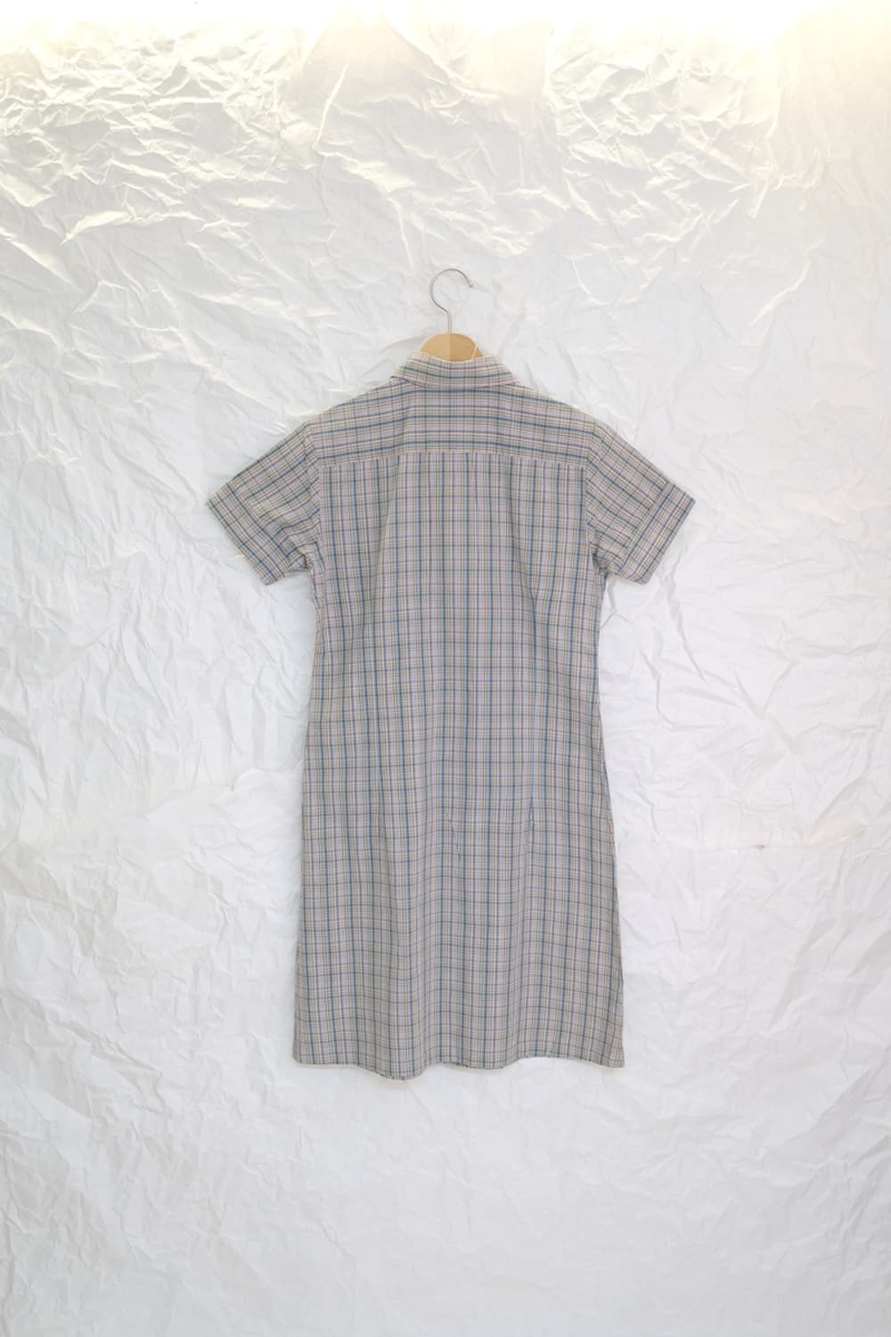 LACOSTE check pattern one-piece 상품이미지2