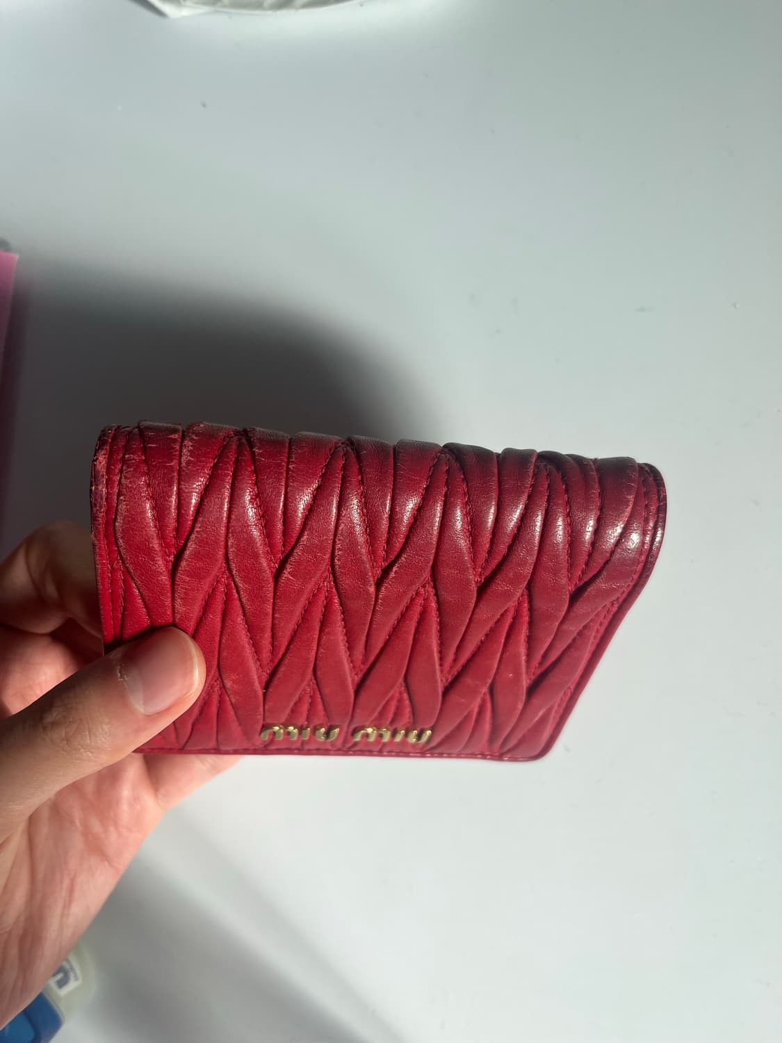 미우미우 마테라쎄 지갑 상품이미지5