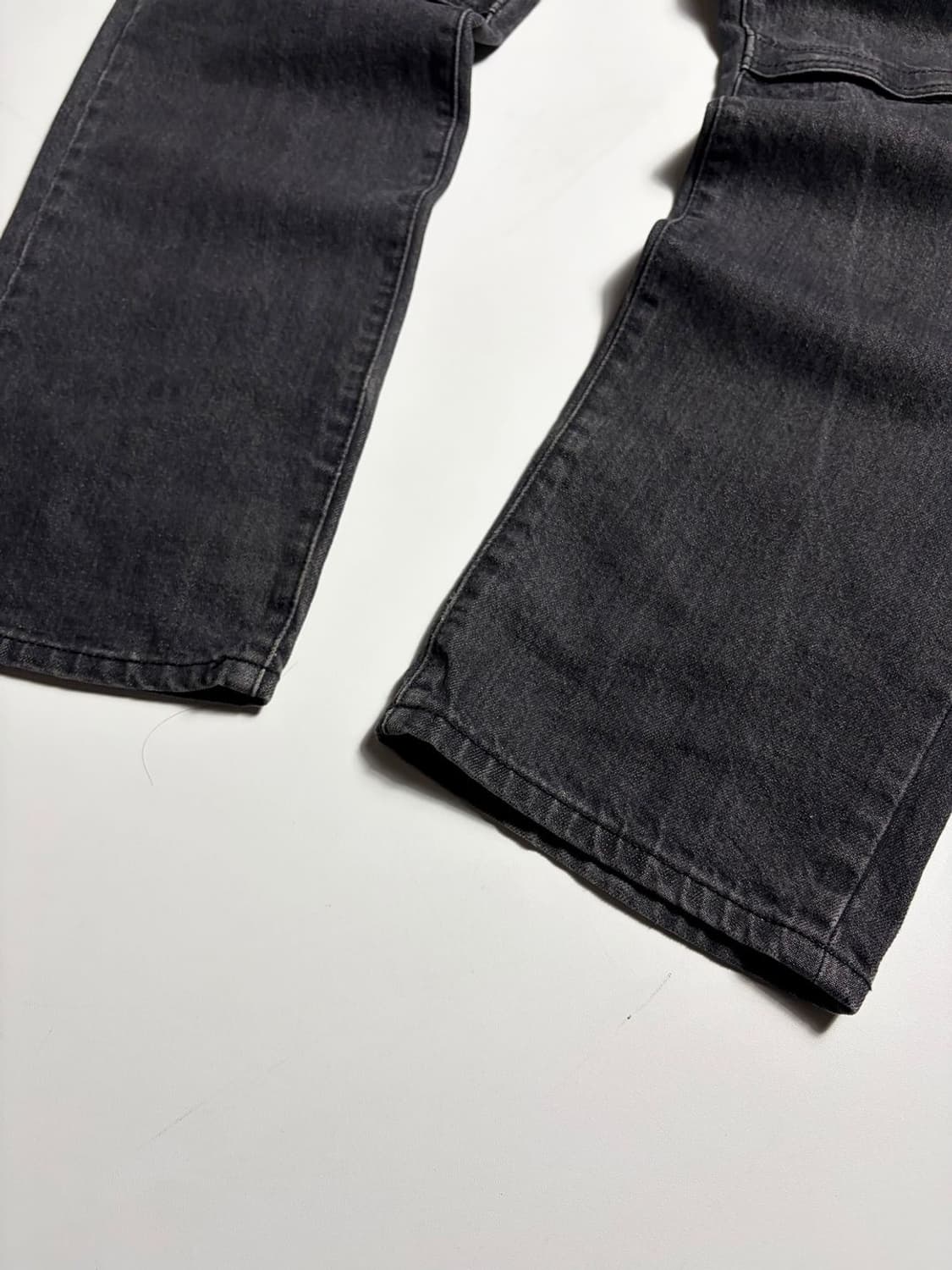 비슬로우 BESLOW 미들 지퍼 블랙 데님 팬츠 R2297 상품이미지4