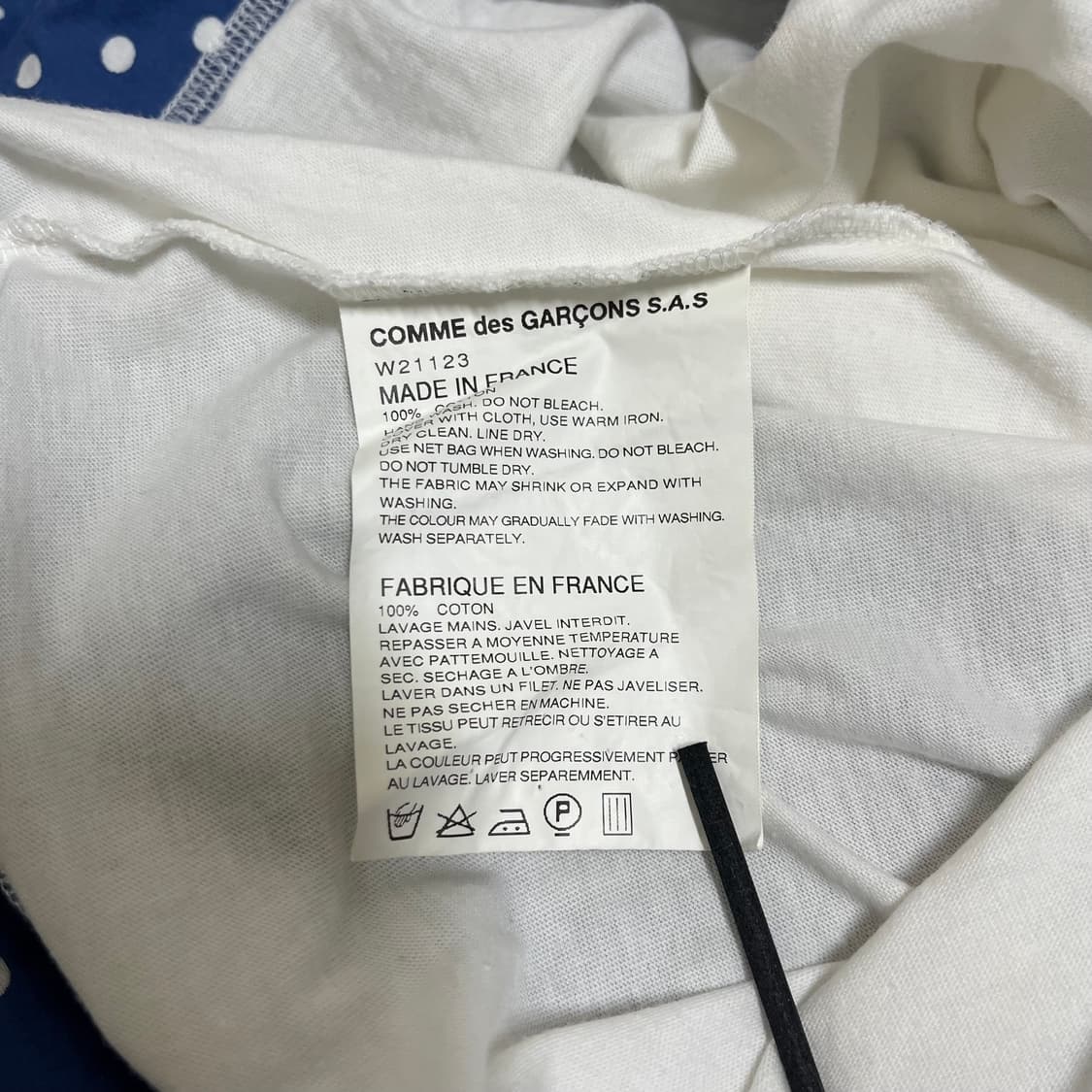 꼼데가르송 셔츠 도트 롱슬리브 상품이미지6