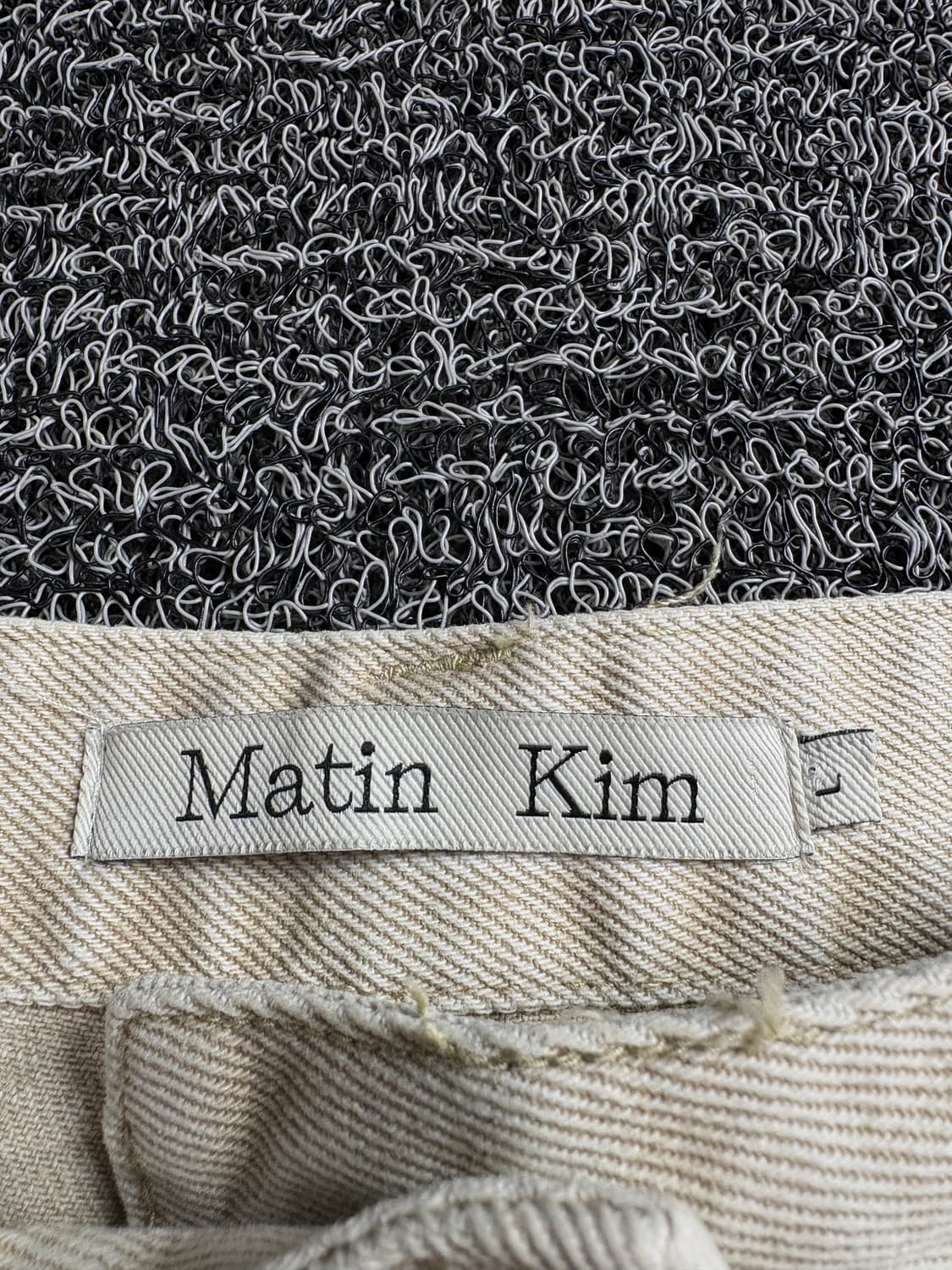 마뗑킴 아카이브 미니멀 와이드 데님 팬츠 아이보리 4176 상품이미지3