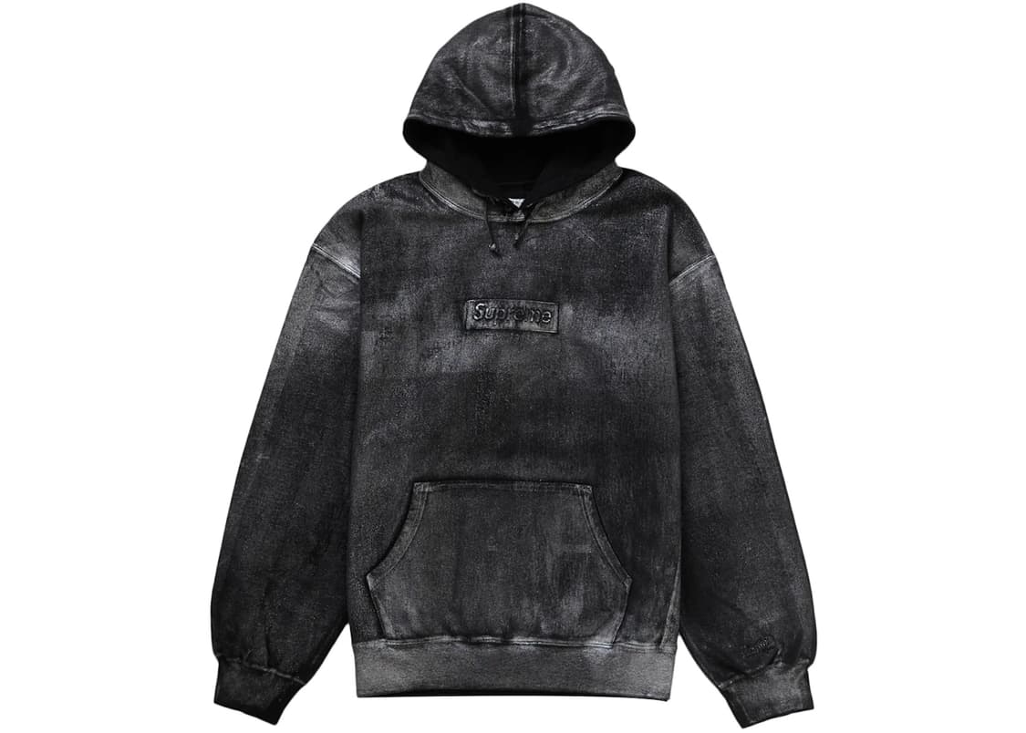 슈프림 mm6 포일후디 블랙 xl 상품이미지1