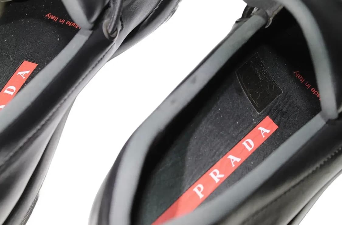 2000s Prada Sport 프라다 스포츠 나파 레더 토글 로퍼 상품이미지9