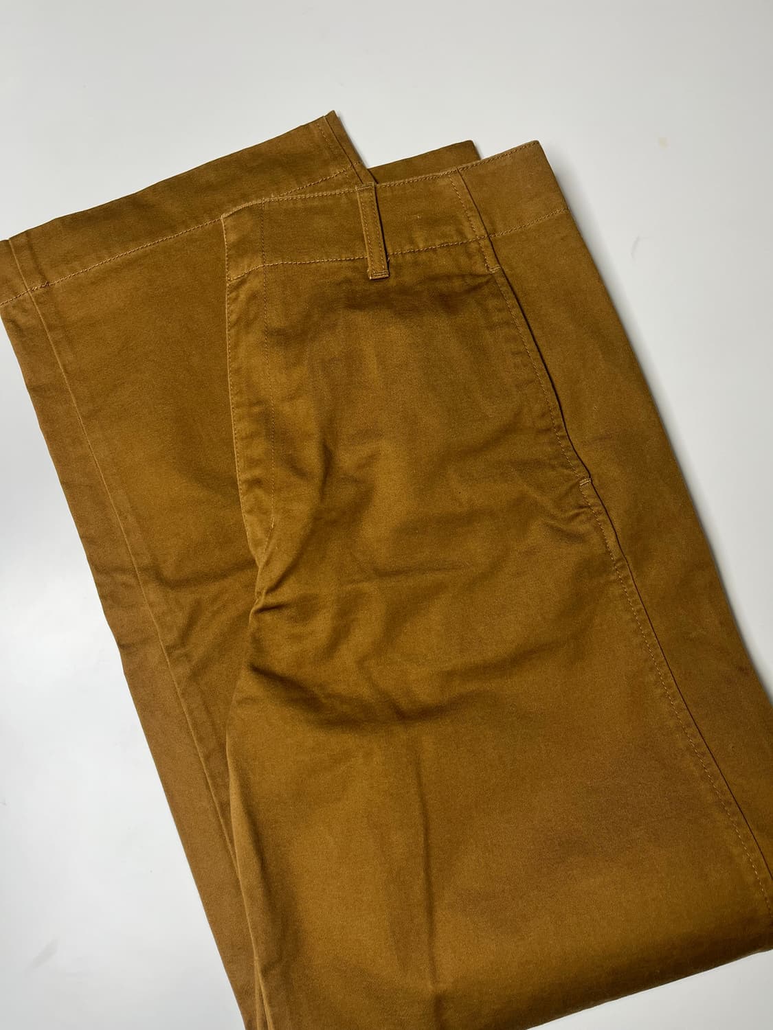 유니클로 U 팬츠 여성 카멜, 브라운베이지 상품이미지1