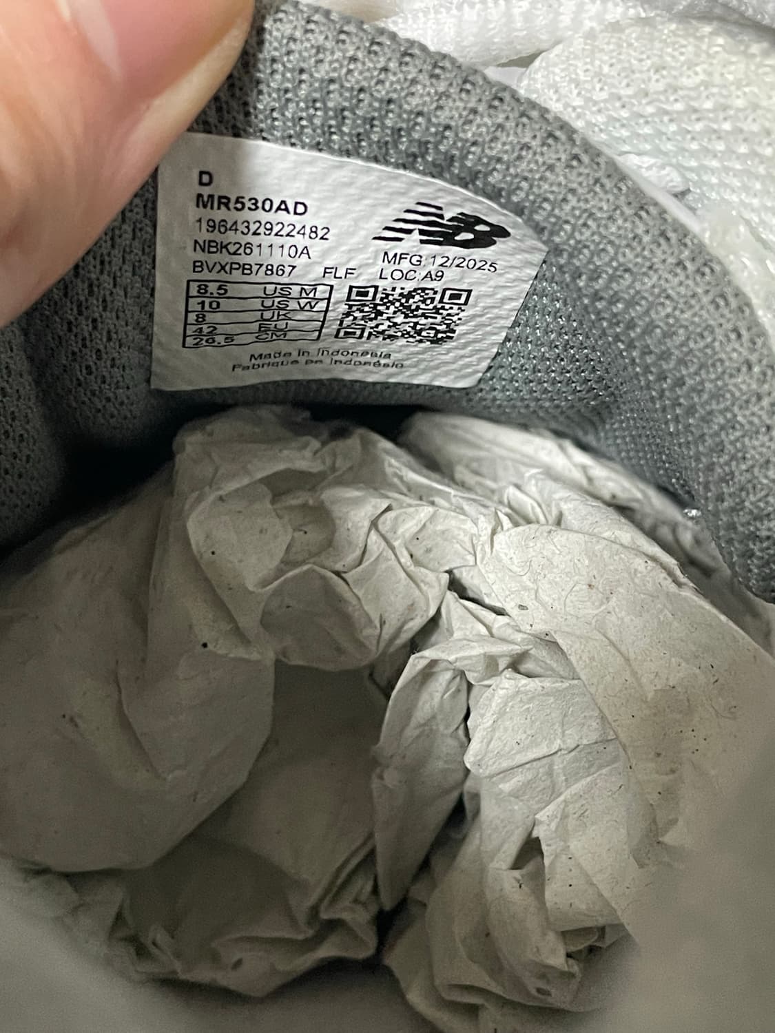 뉴발란스 MR530AD 화이트실버 265 상품이미지6