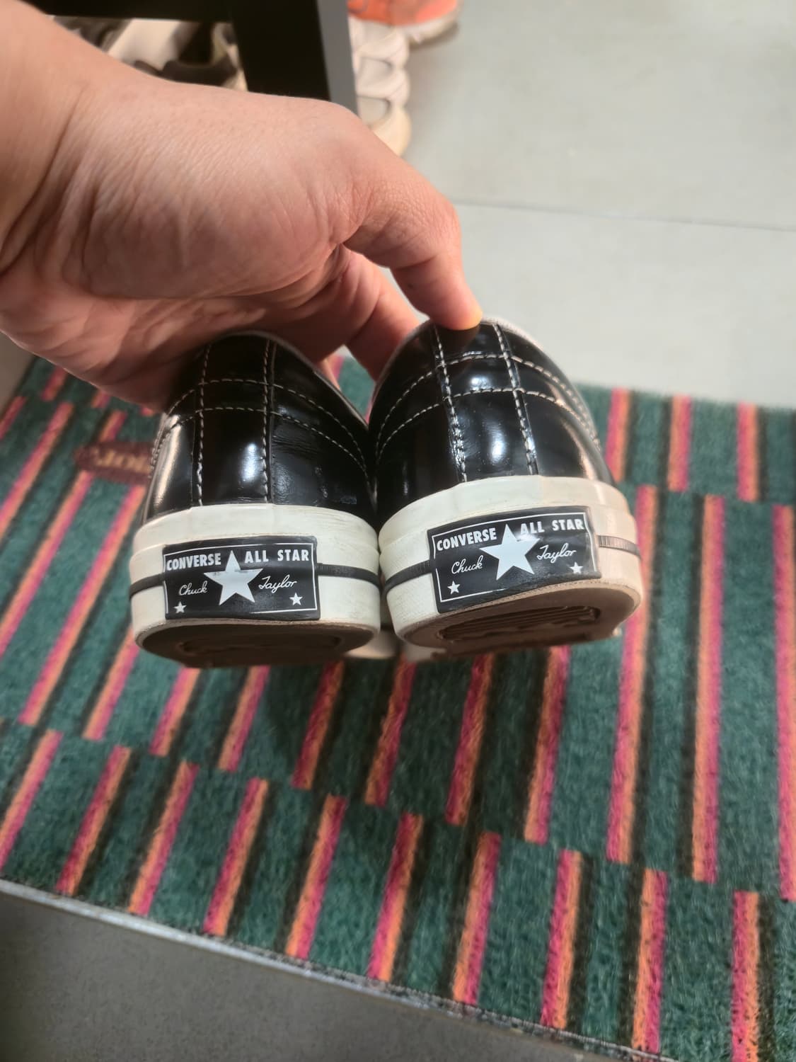 컨버스 원스타 로우블랙 250사이즈 상품이미지4