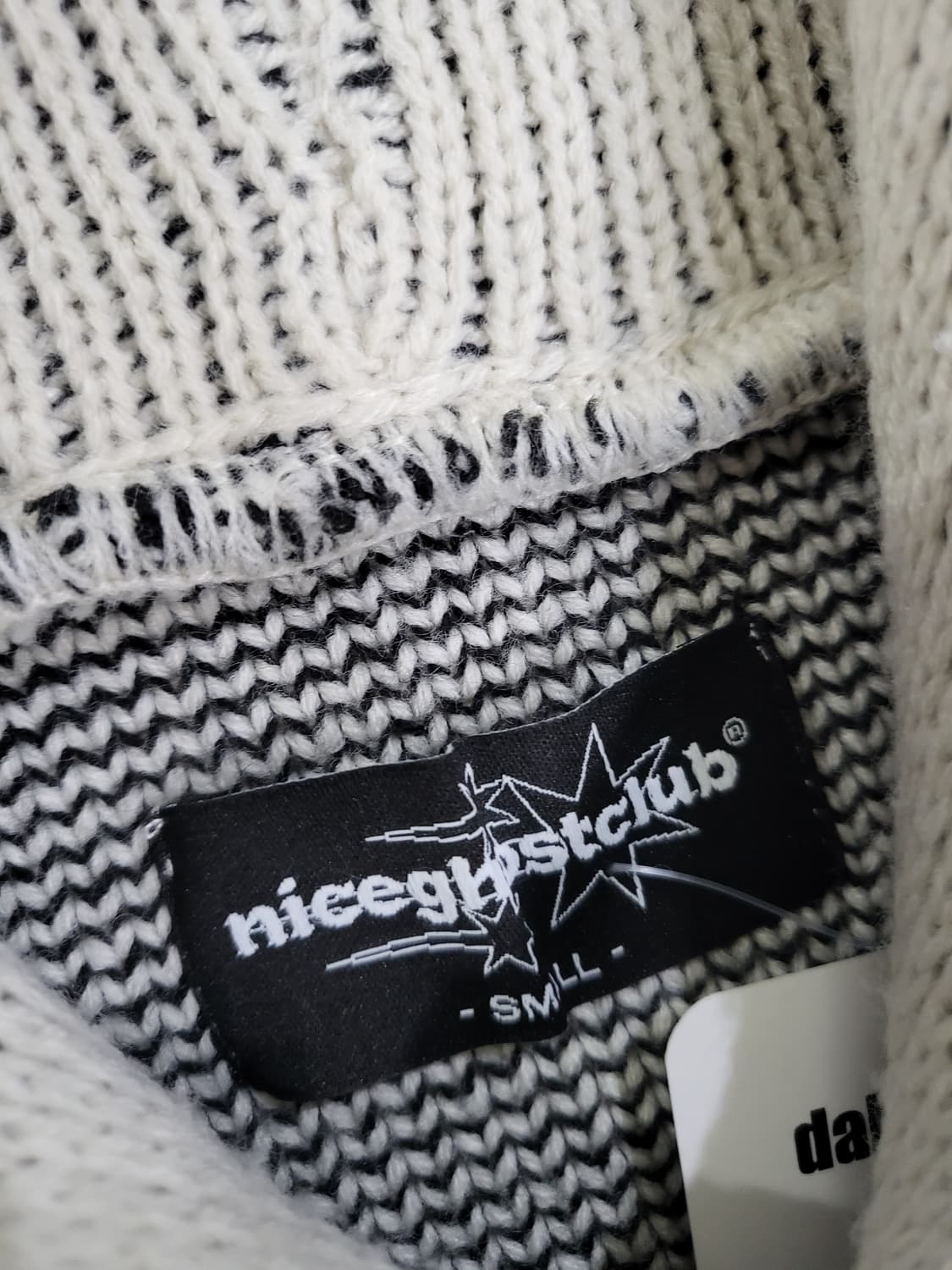 나이스고스트클럽 샤이닝 니트 후드티  상품이미지5