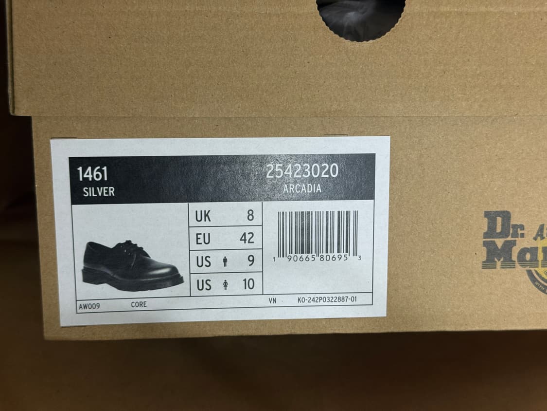 (270) 닥터마틴 1461 실버 아카디아 상품이미지1