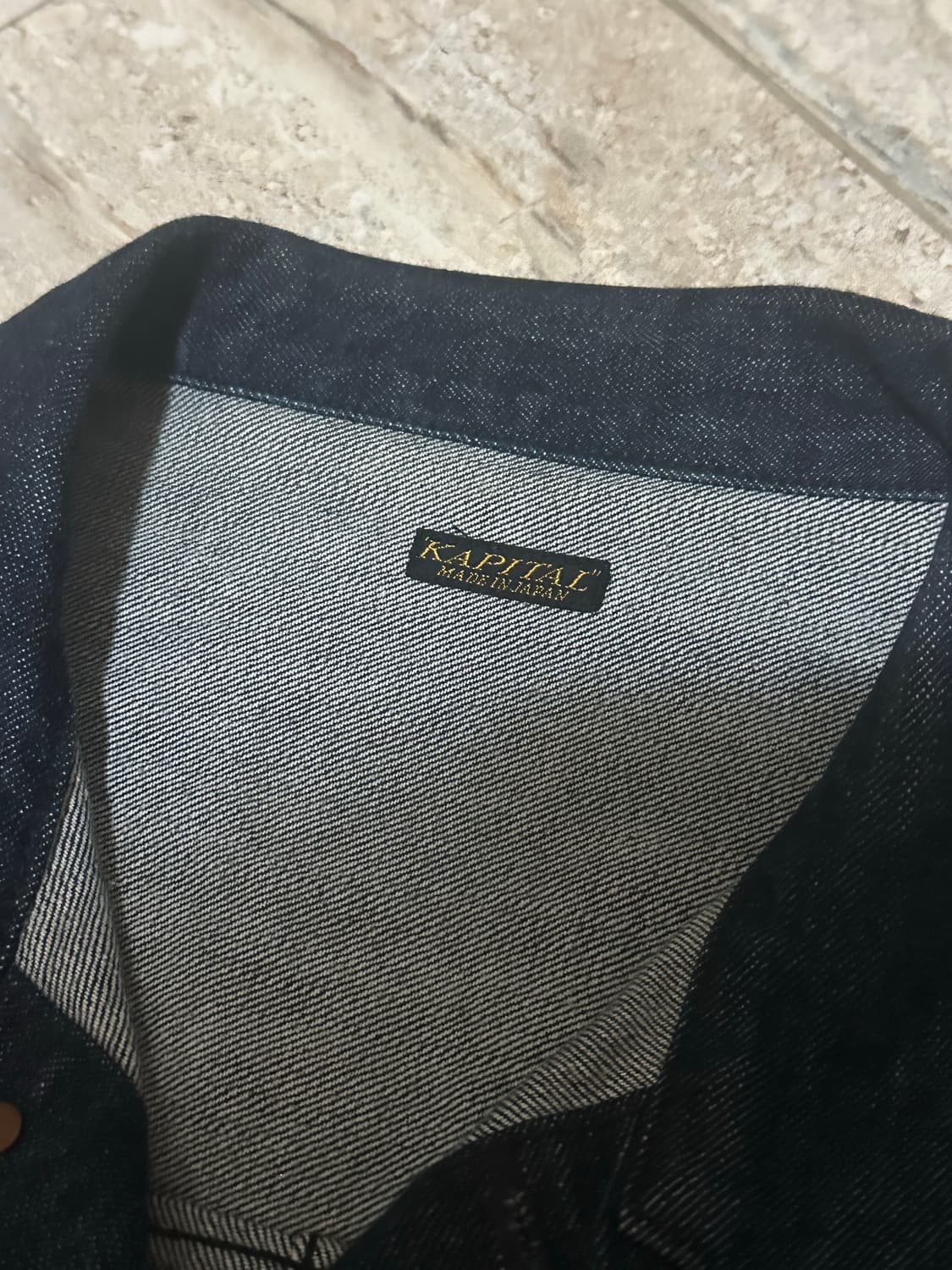 캐피탈 14 oz.1st 데님 자켓 인디고 5size 상품이미지3