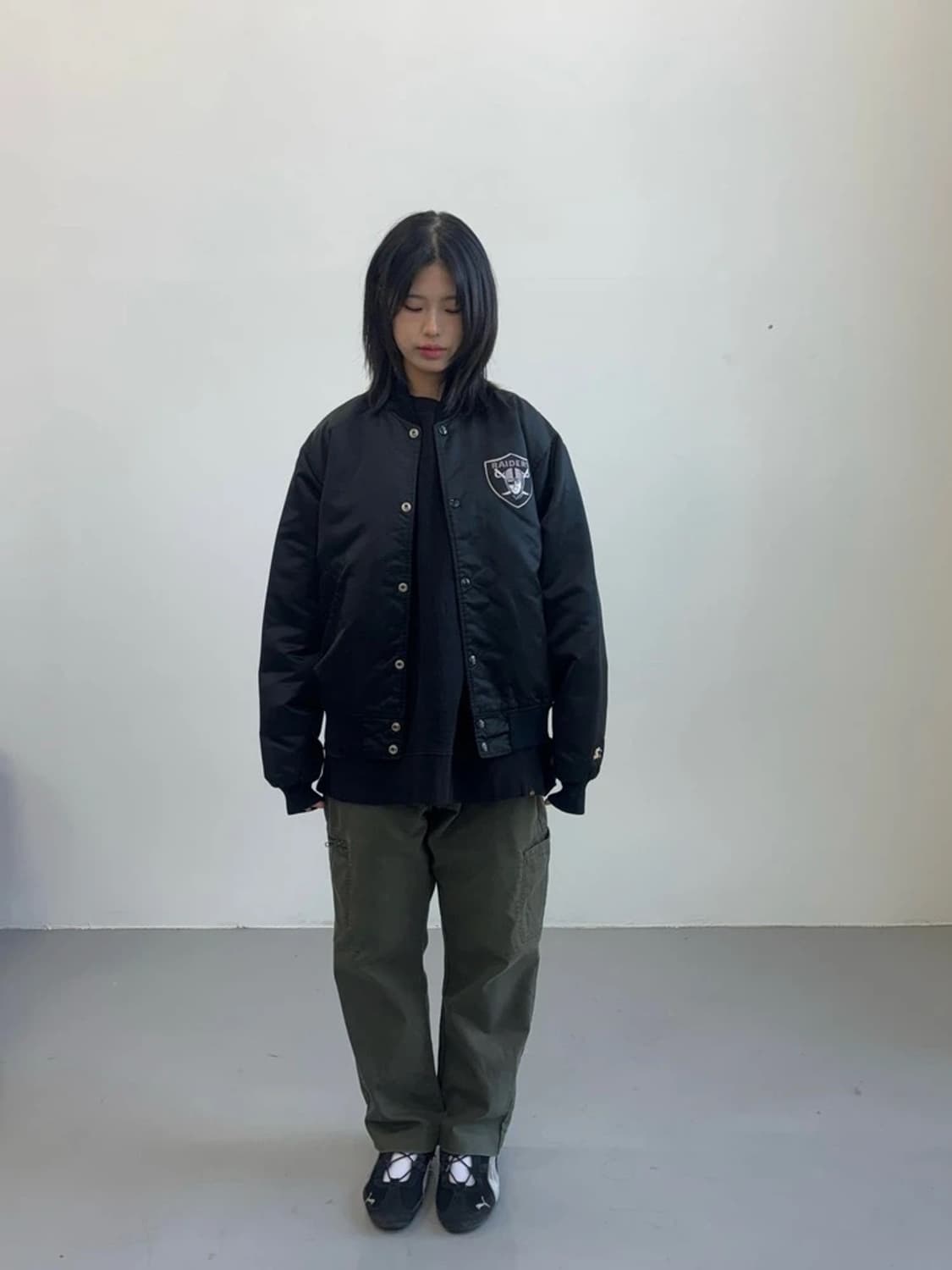 NFL Raiders Starter Pro Line Jacket 상품이미지1