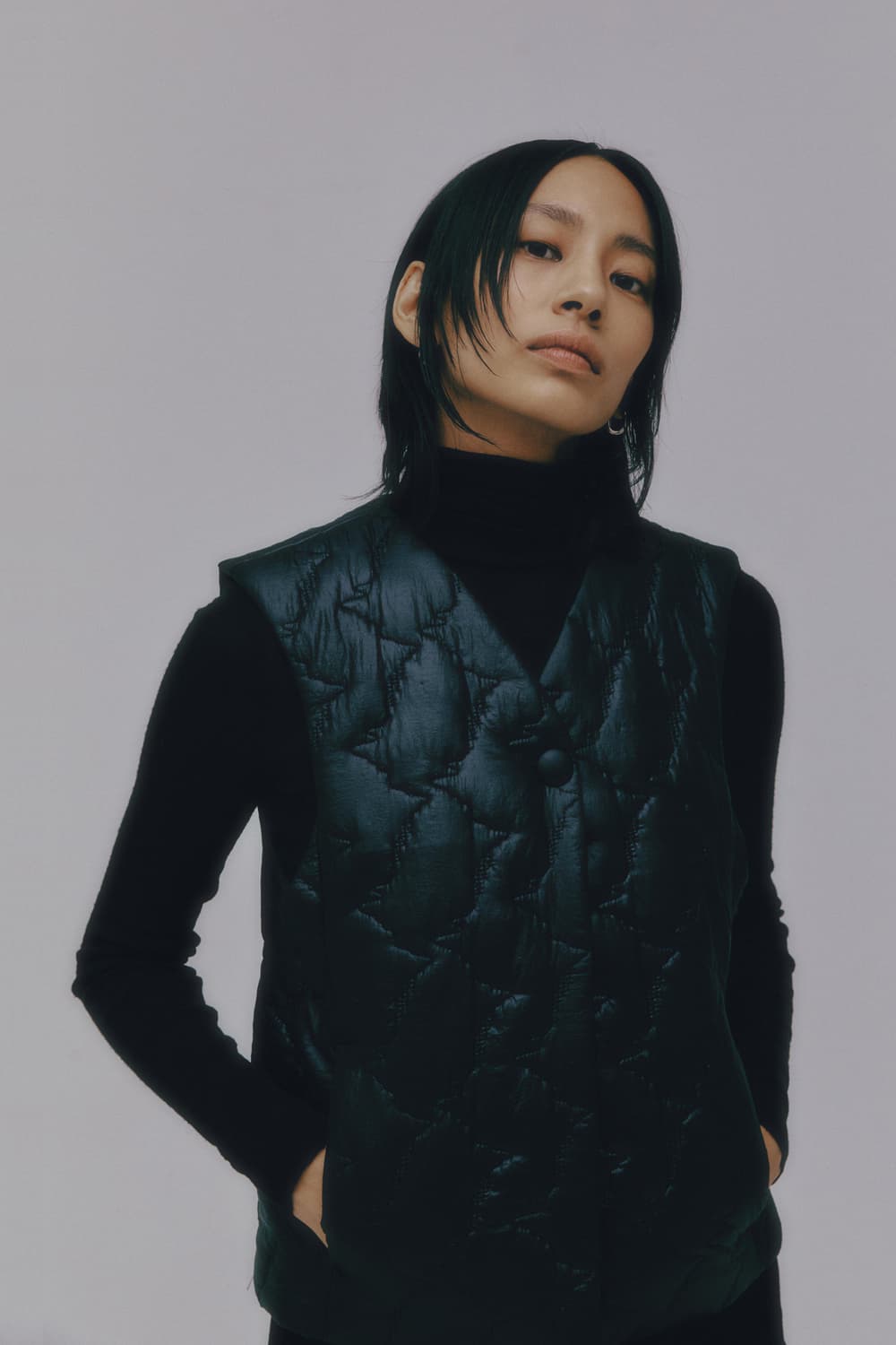 oyk 오유경스튜디오 퀼팅 패딩 베스트 1사이즈 상품이미지1