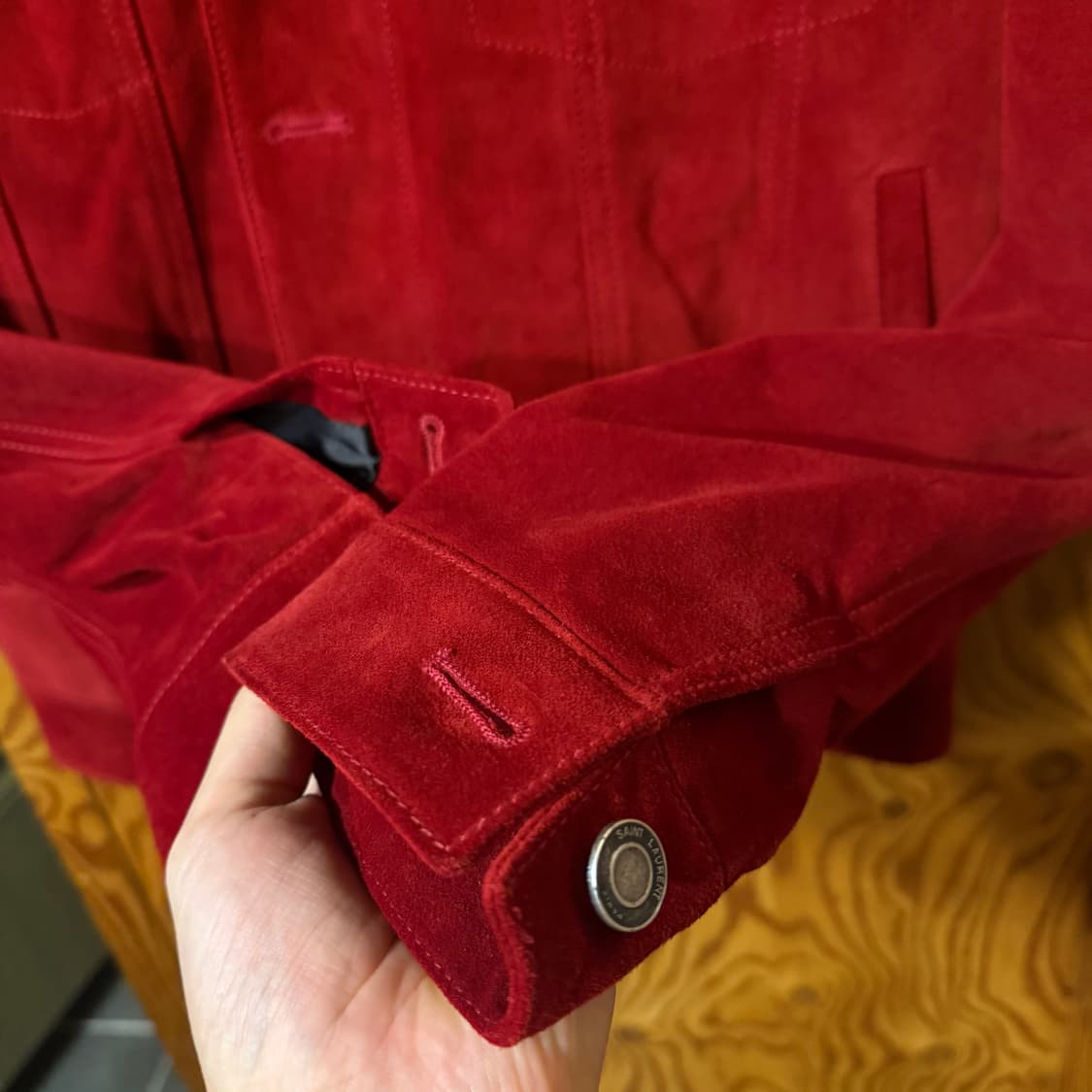 생로랑 스웨이드 자켓 50사이즈  상품이미지8