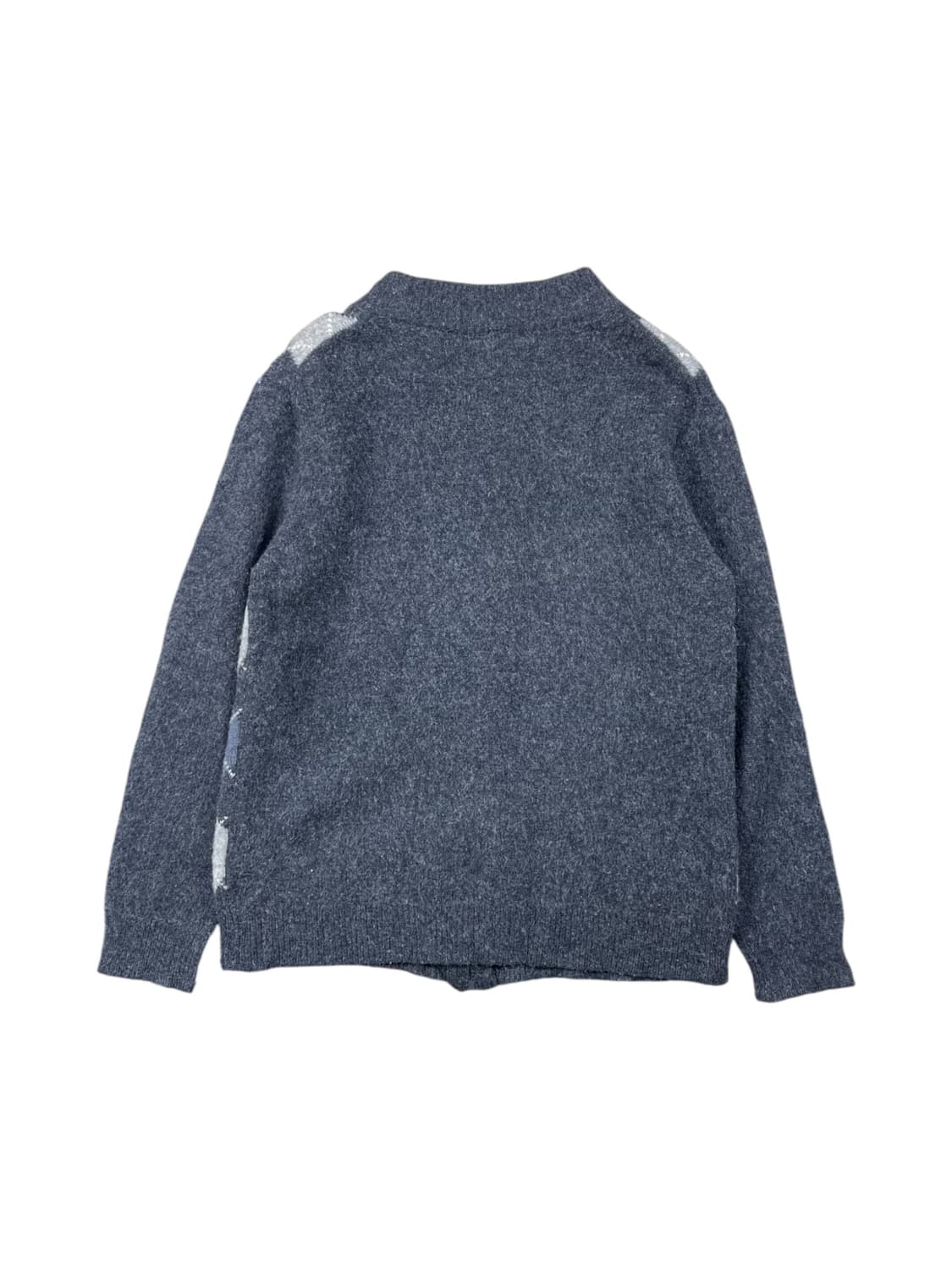 Vintage 울 아가일패턴 니트 집업  상품이미지4