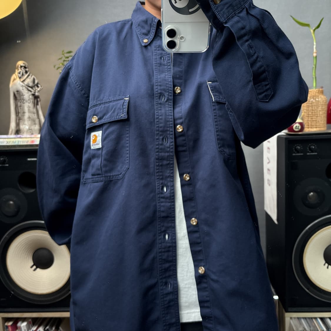 칼하트 네이비셔츠 상품이미지1