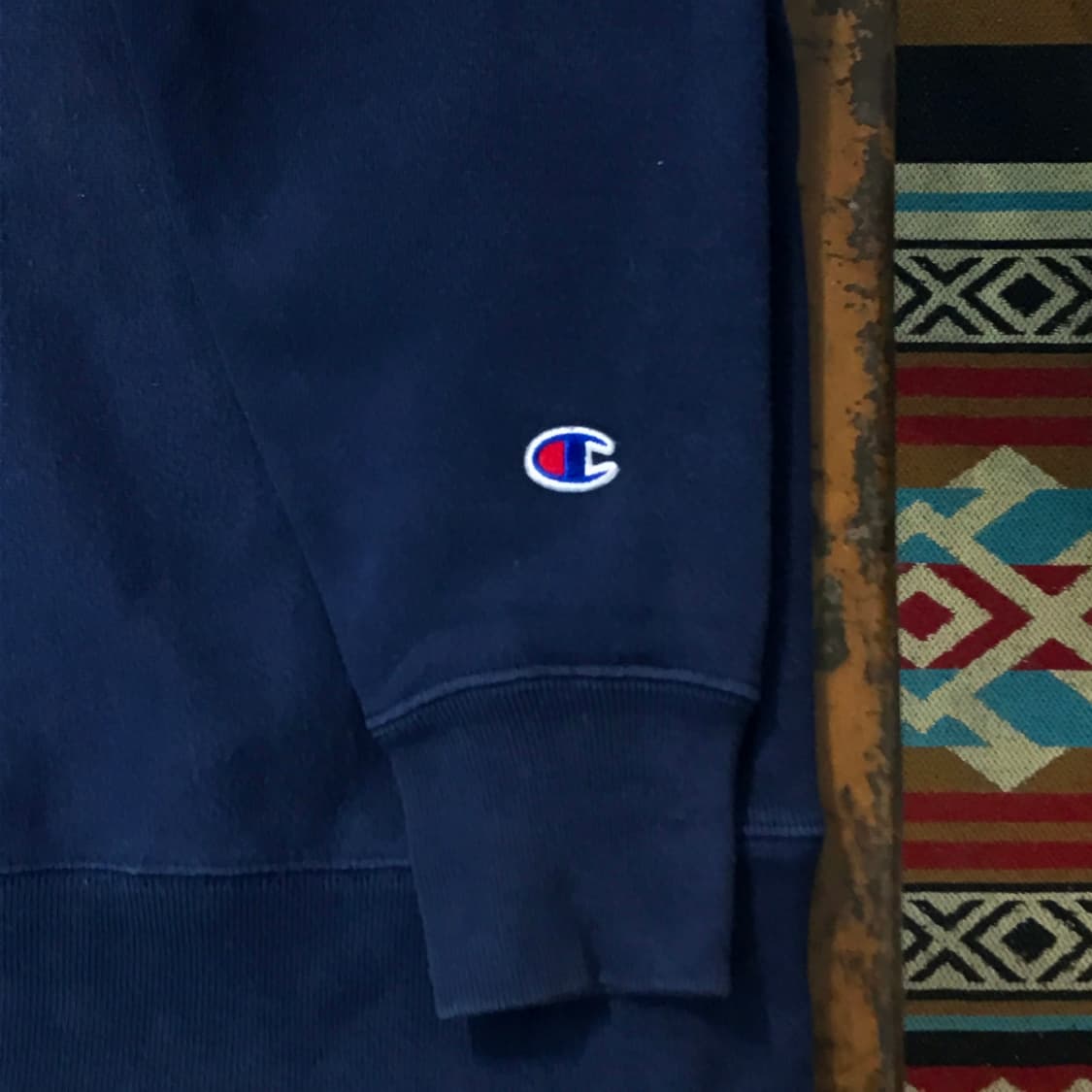 챔피온 리버스위브 에이징 네이비 맨투맨 남성 102 여성 프리사이즈  상품이미지4