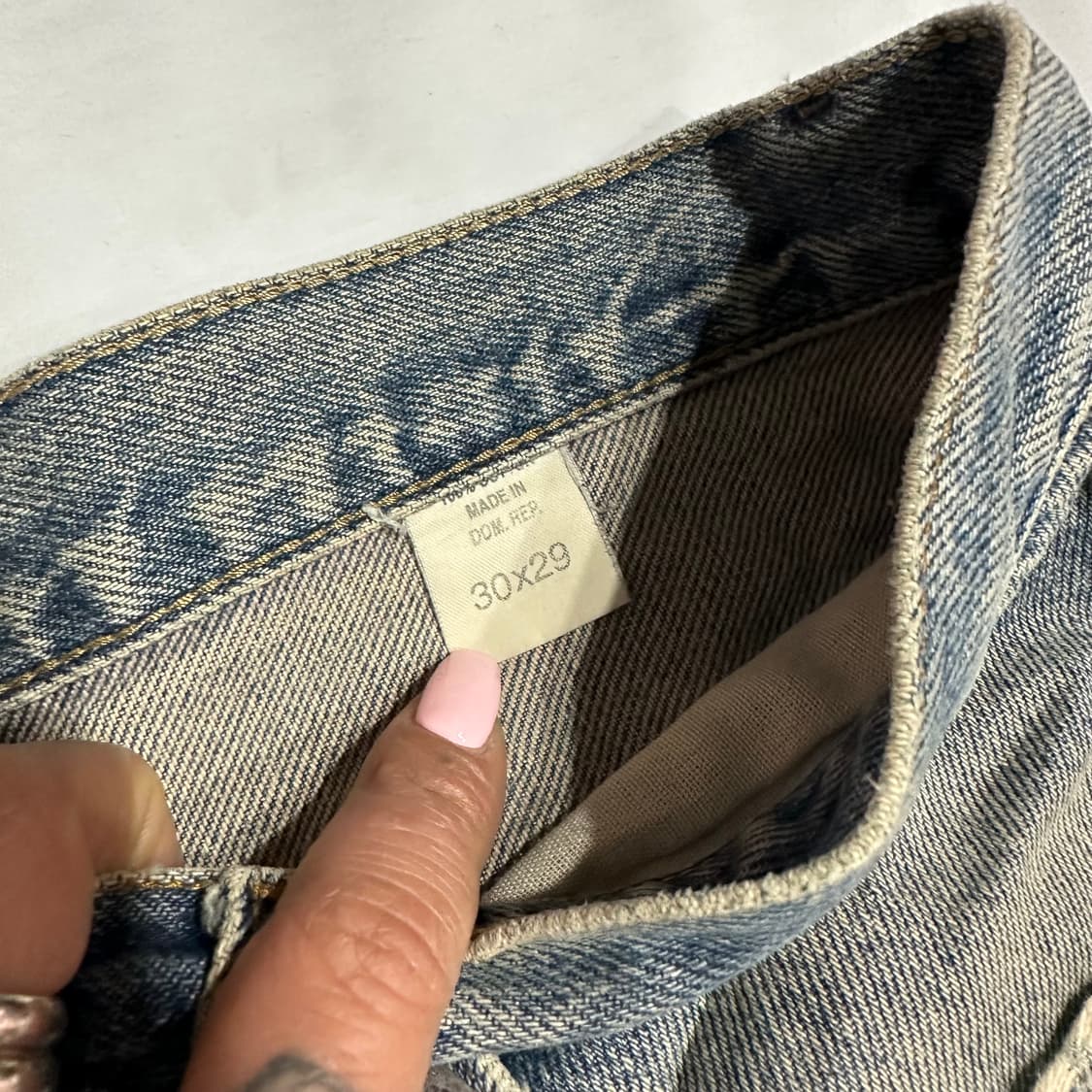 리바이스 중청 와이드 팬츠 상품이미지3