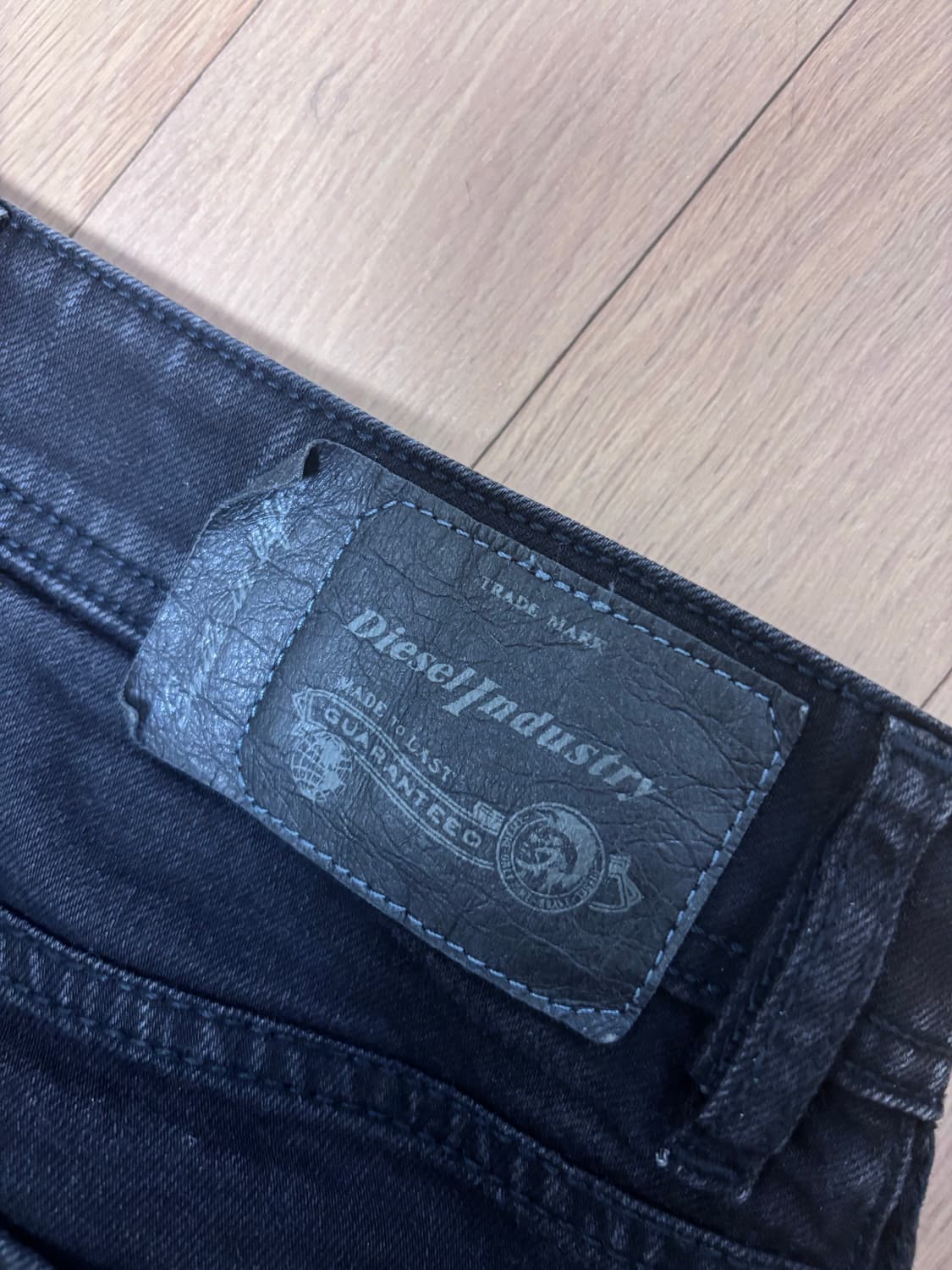 Diesel Industry 블랙 슬림 스키니 진 W30 L30 상품이미지3